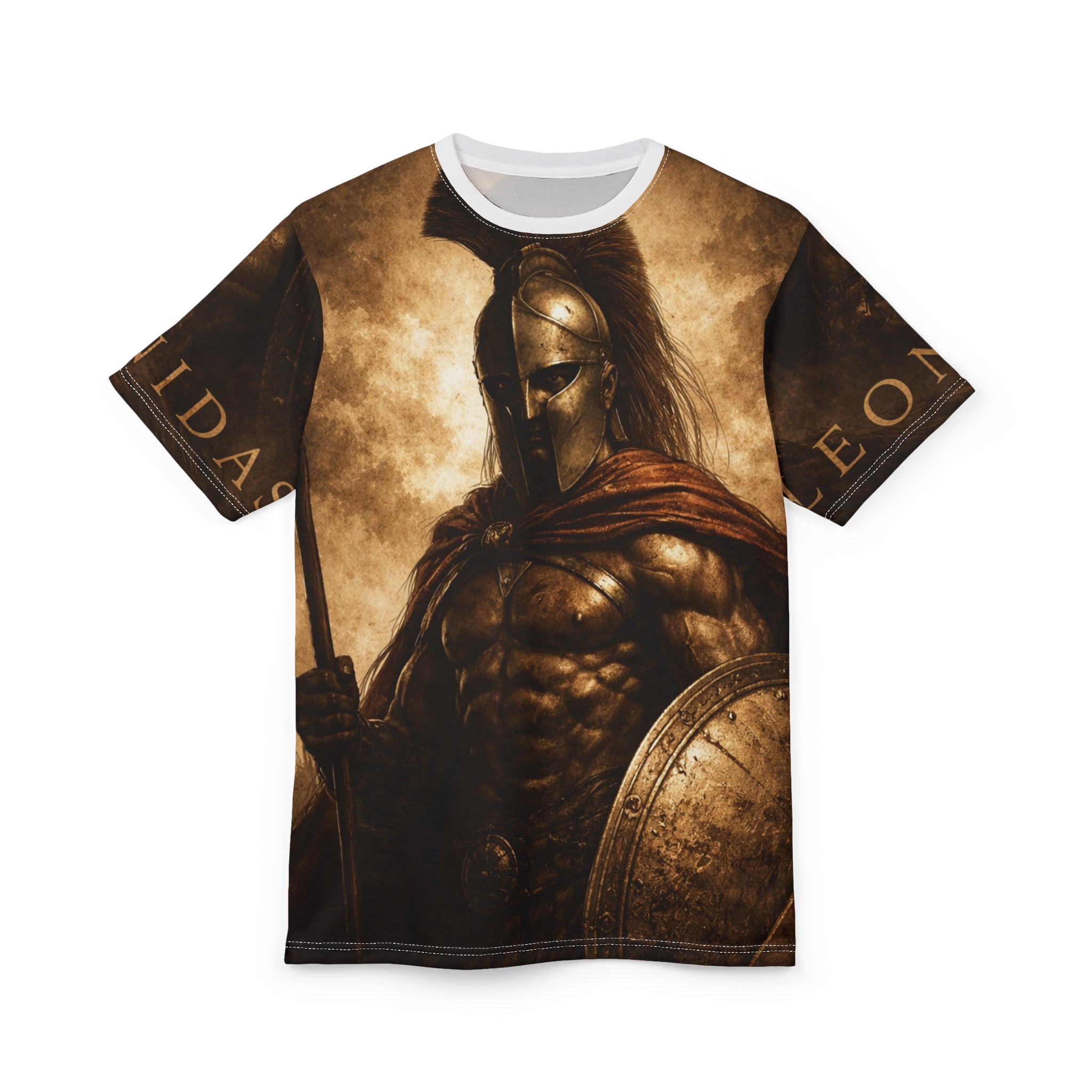 Leonidas king ofSparta- Warrior Graphic Tee  All-Over Print