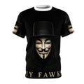 Guy Fawkes  -Gun Powder Plot -Mask All-Over Print Tee