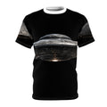 UFO Spaceship Forbidden History – Alien UFO Front Print T‑Shirt