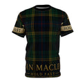 Tartan Clan MacLeod Tee — 'Hold Fast' Scottish Plaid