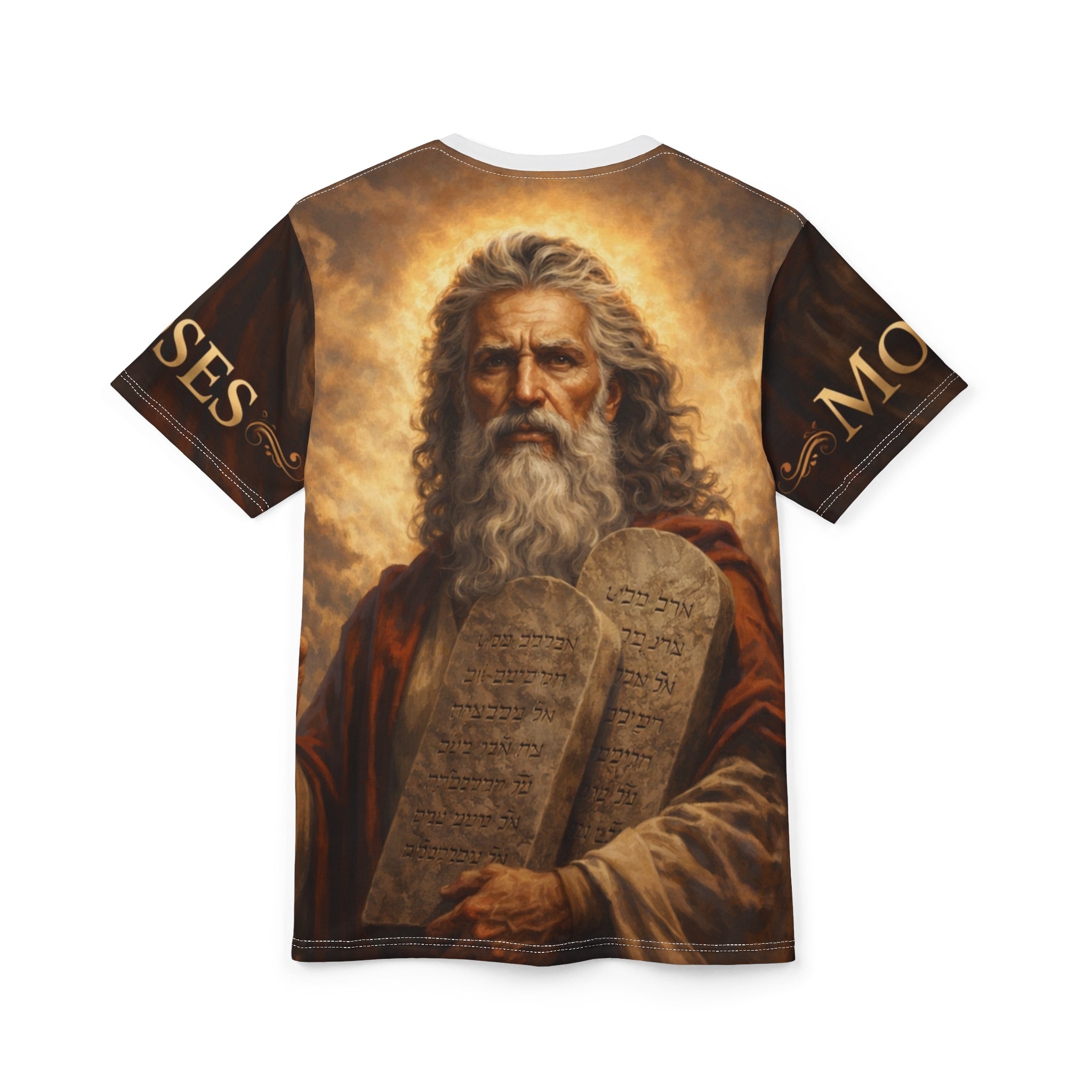 Moses – The Lawgiver of Sinai | Biblical Prophet Wrap-Around Tee