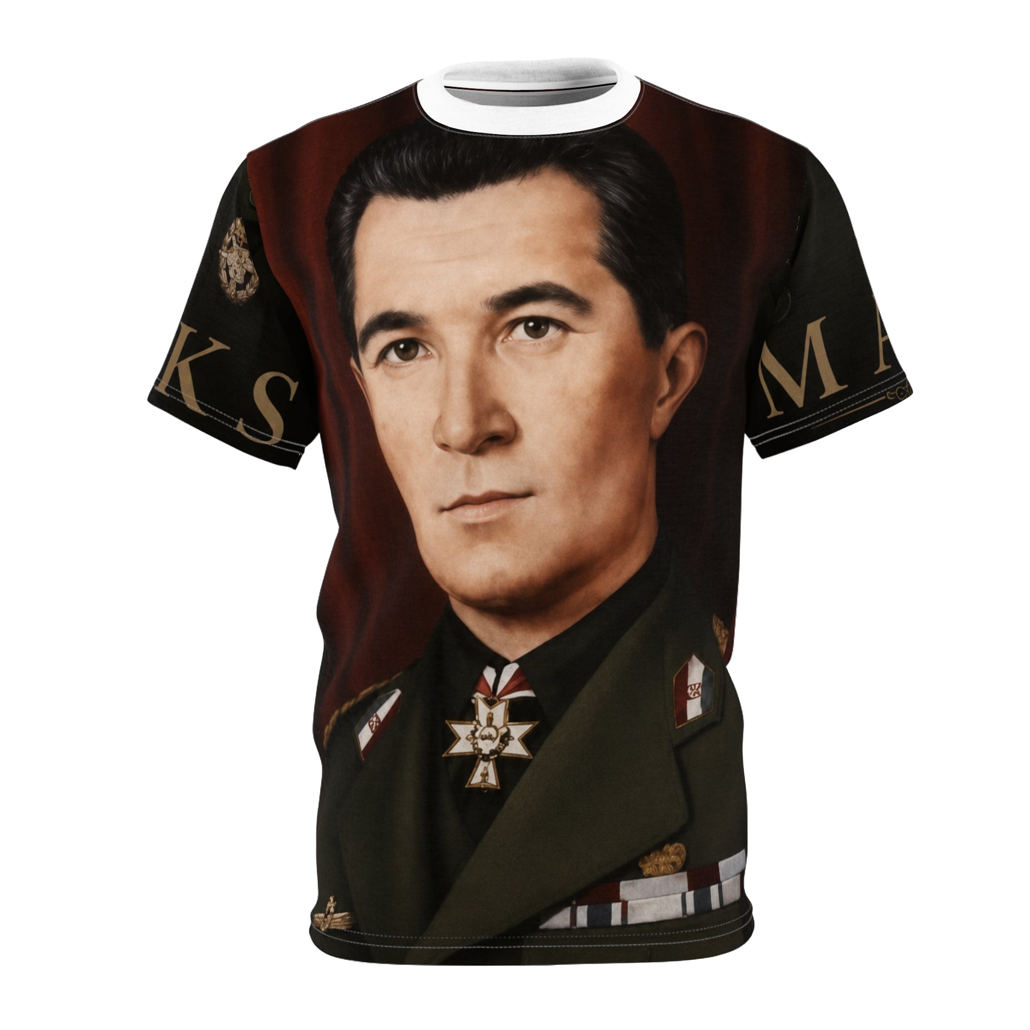 MAKS- Vintage Officer Photo All-Over Print
