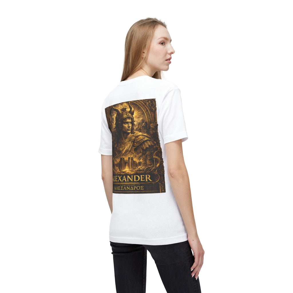 Alexander Warrior T-Shirt — Vintage Greek Hero Graphic