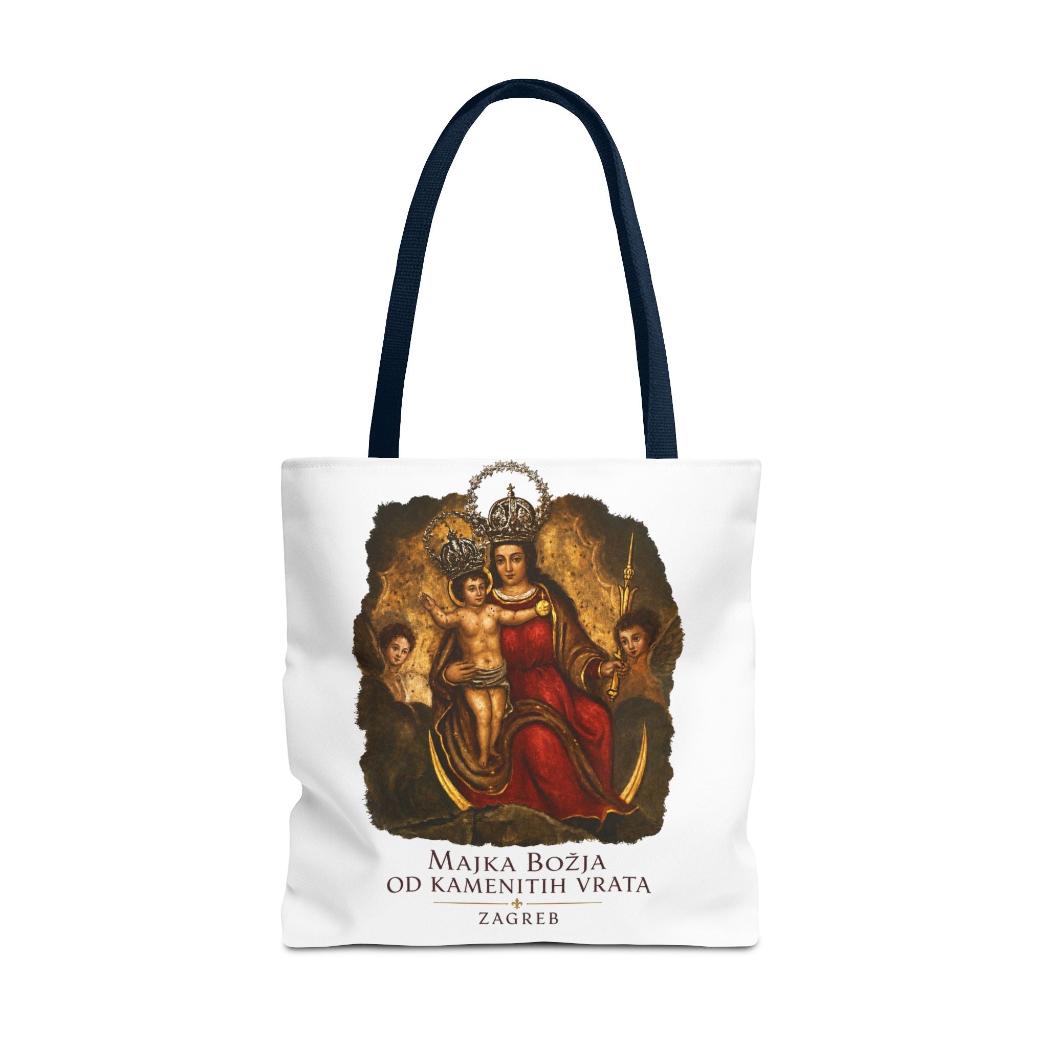 Madonna and Child Tote Bag — 'Majka Božja od Kamenitih Vrata' Zagreb Religious Art Tote