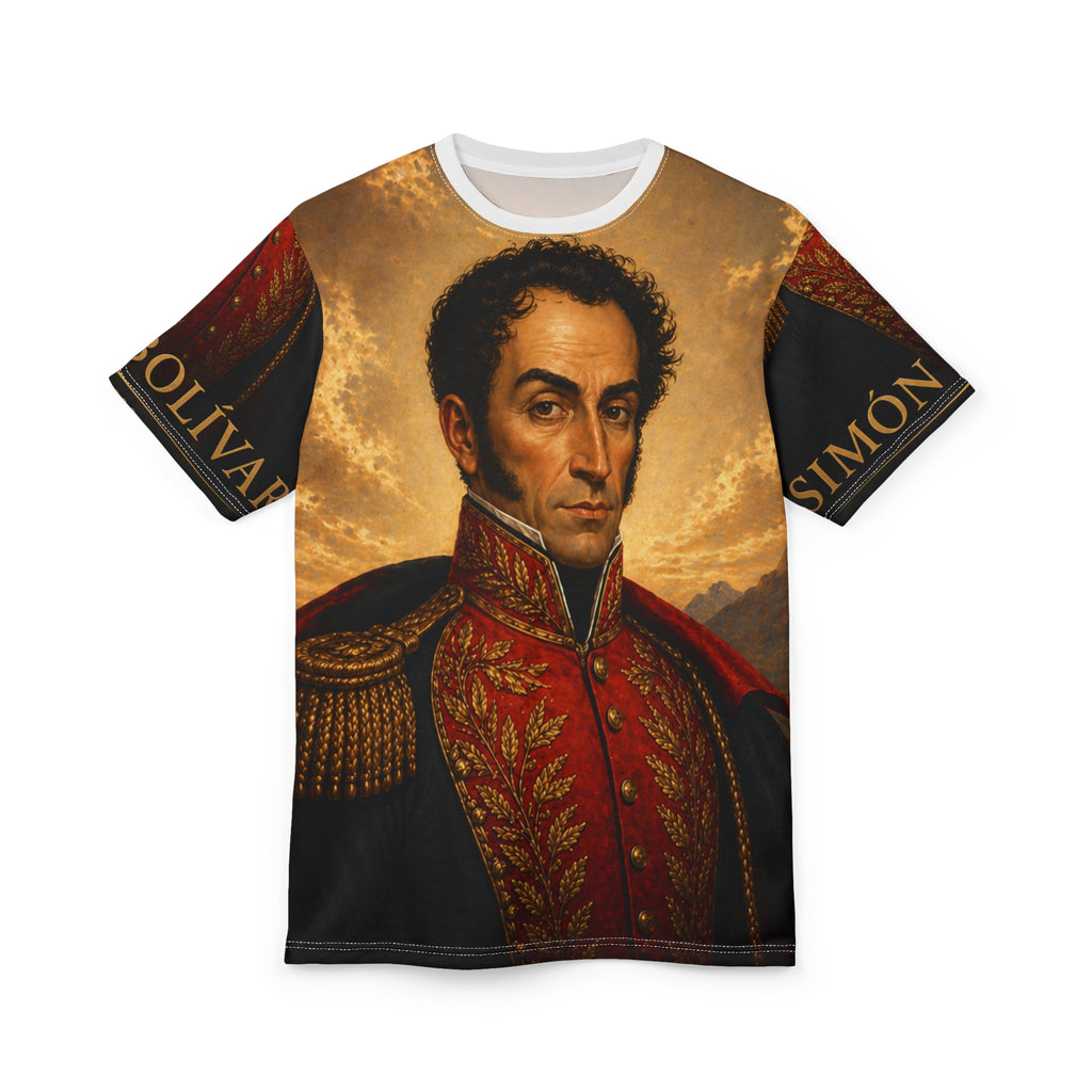 Simón Bolívar Portrait Tee — Latin American Independence Tribute T‑Shirt