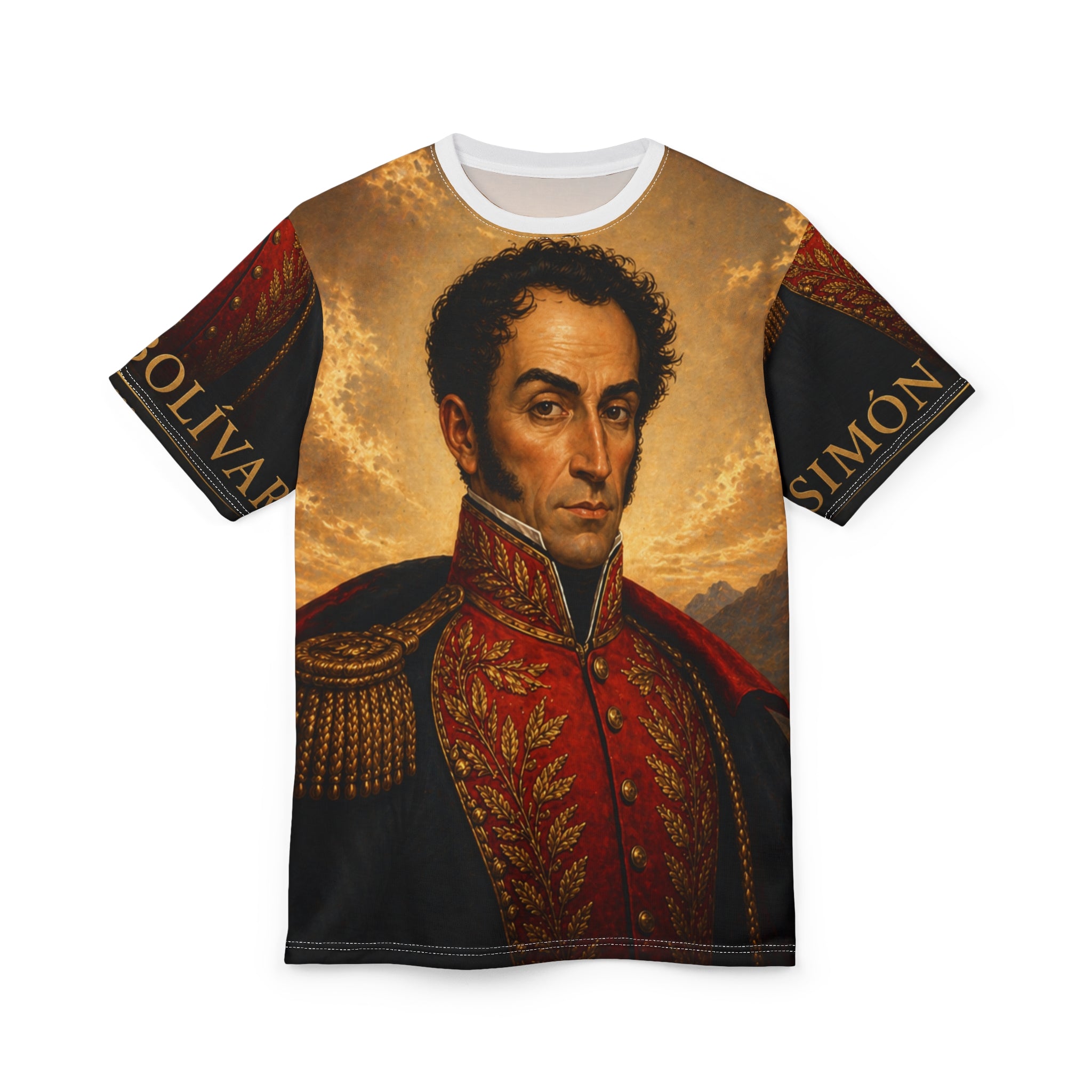 Simón Bolívar Portrait Tee — Latin American Independence Tribute T‑Shirt