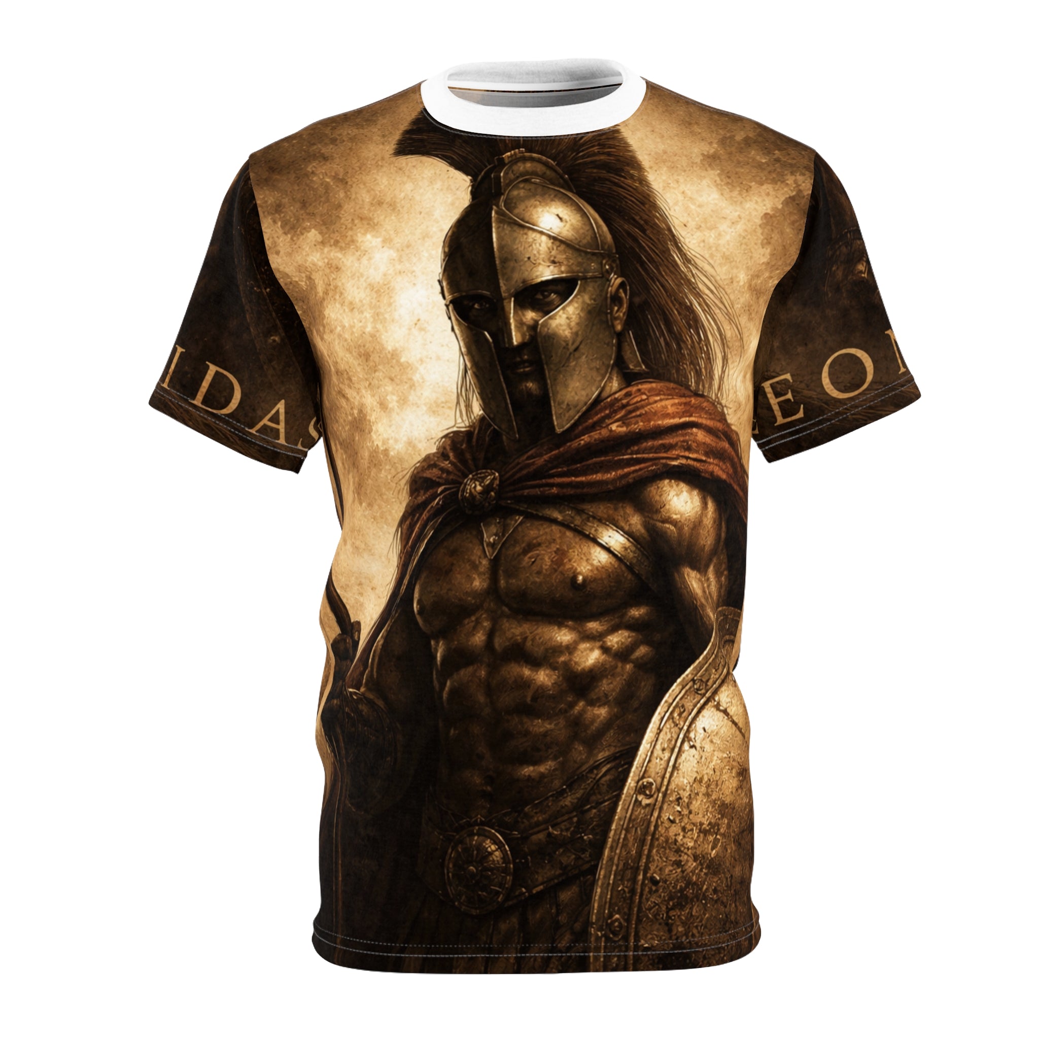Leonidas king ofSparta- Warrior Graphic Tee  All-Over Print