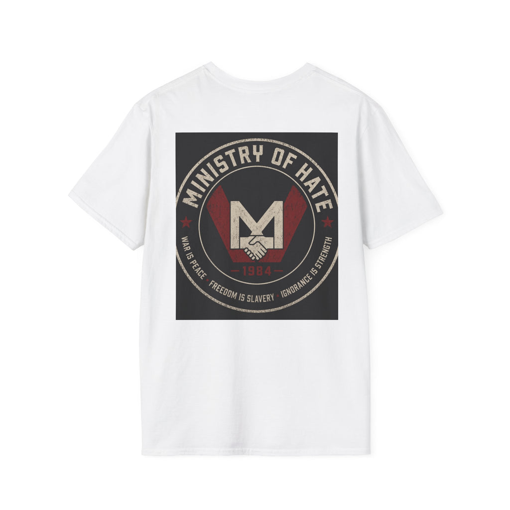 Ministry of Hate T Shirt | Inspired by George Orwell’s 1984 | Dystopian Literary Apparel