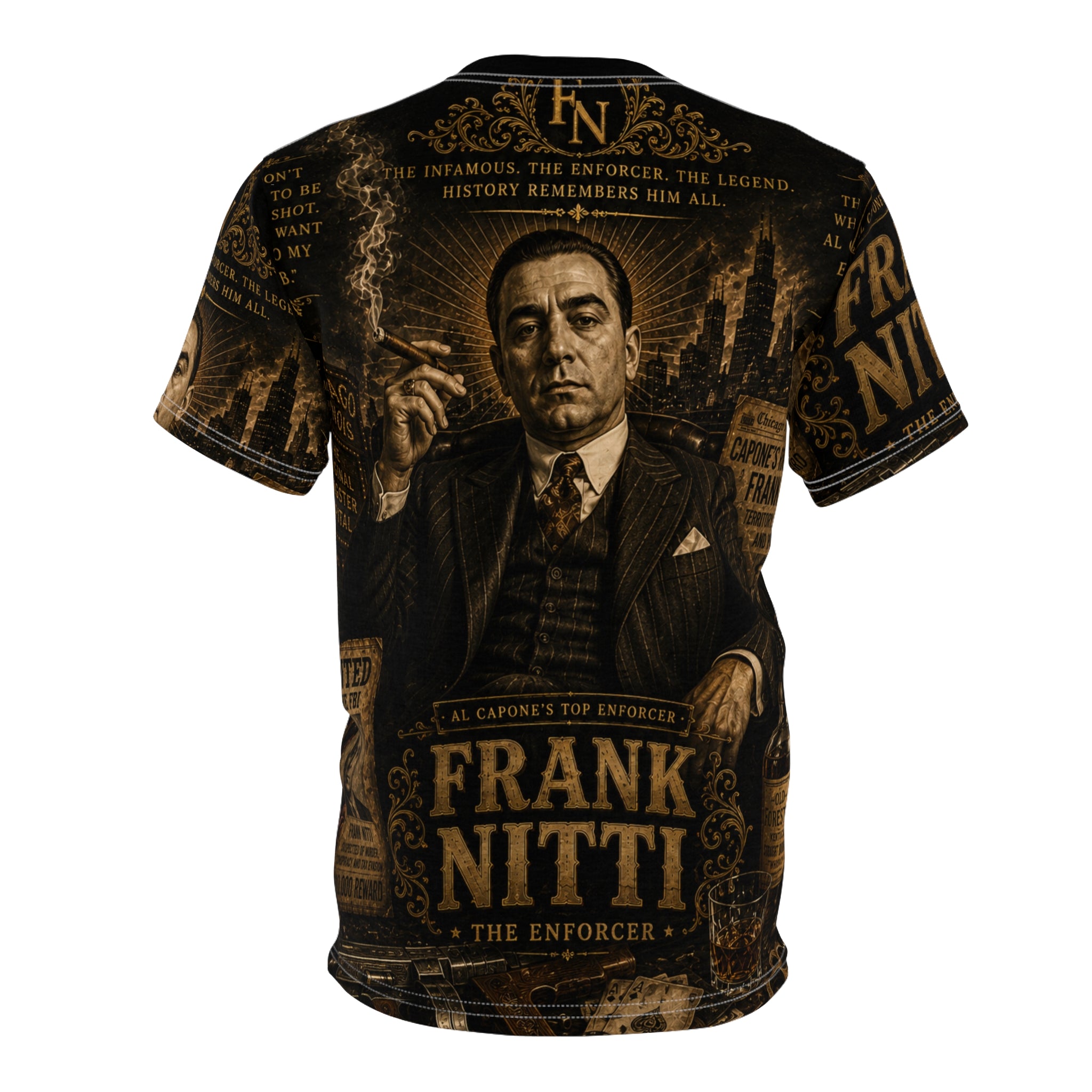 'Frank Nitti The Enforcer' Graphic Shirt