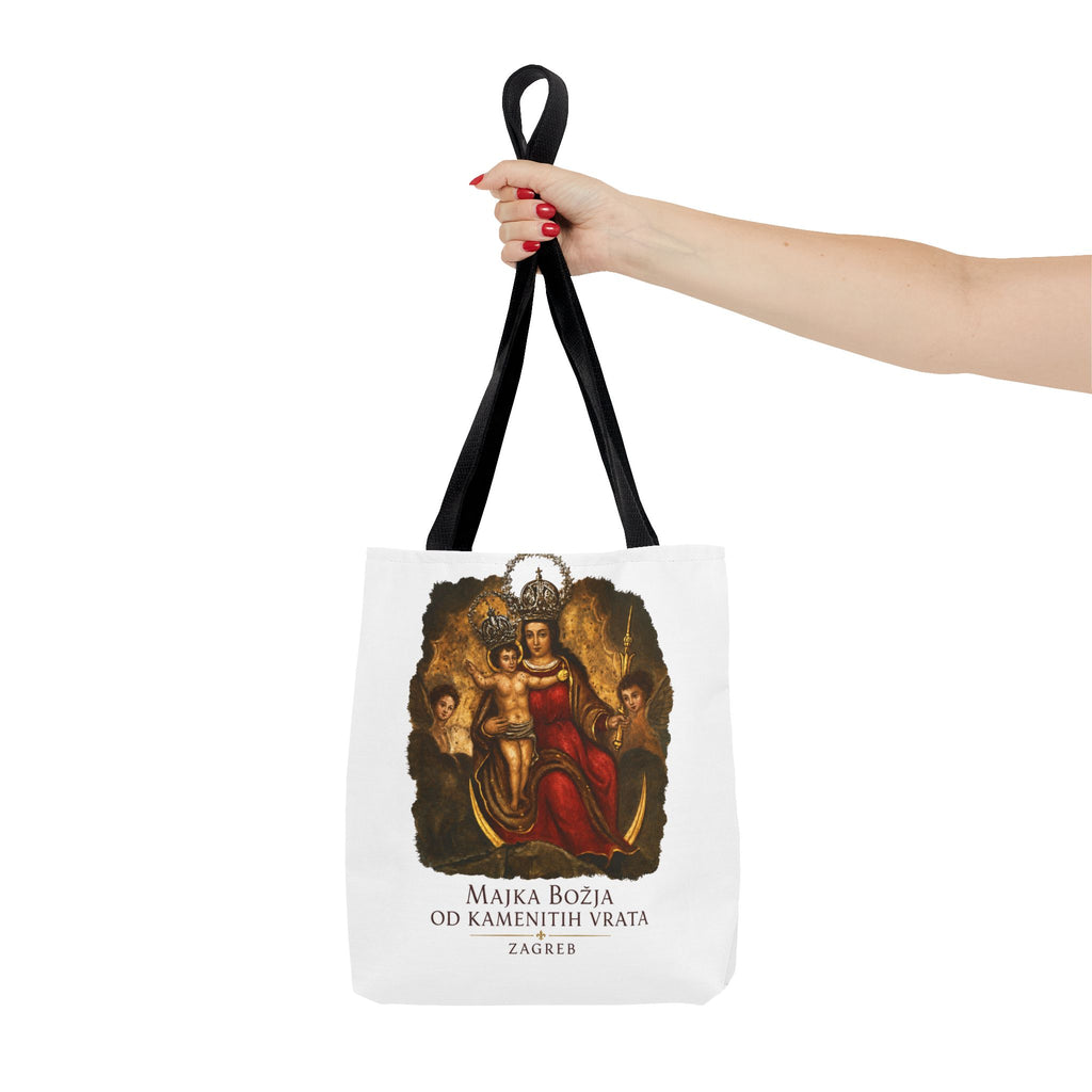 Madonna and Child Tote Bag — 'Majka Božja od Kamenitih Vrata' Zagreb Religious Art Tote