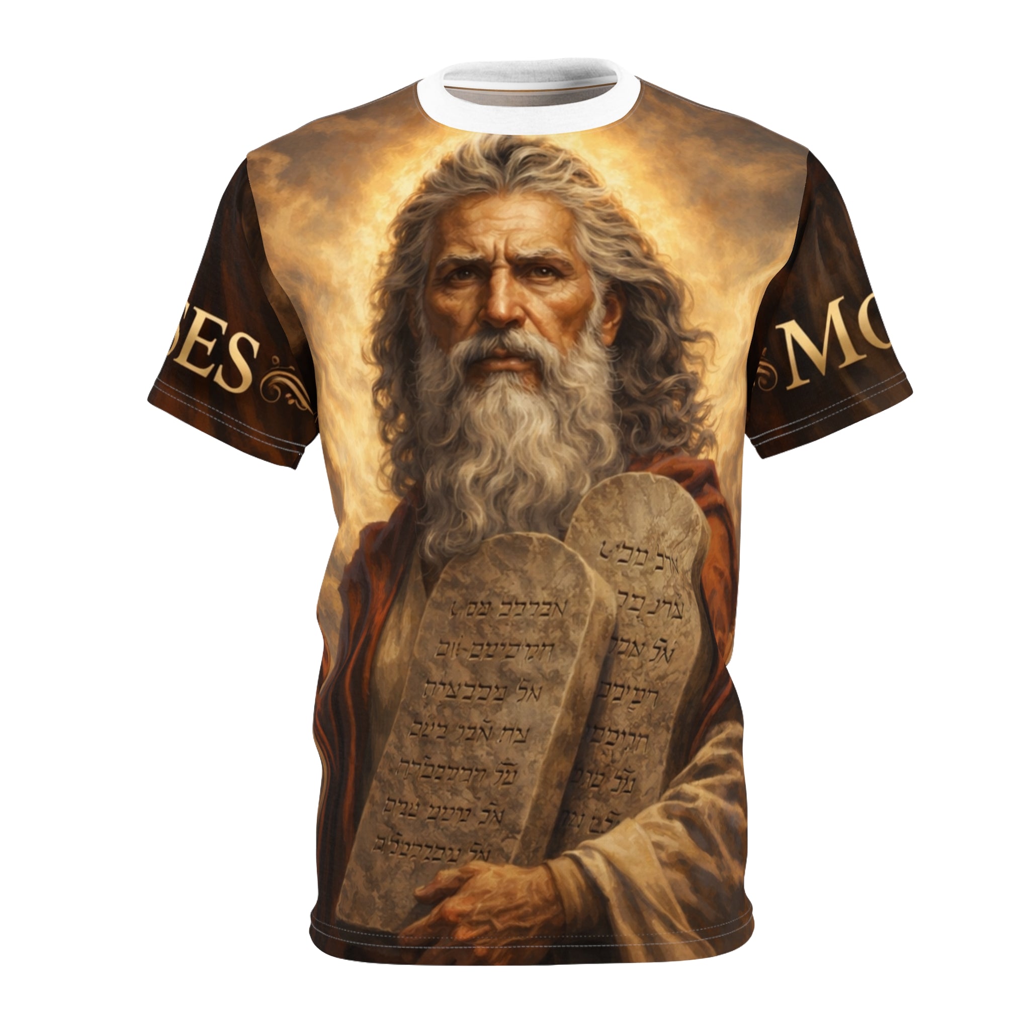 Moses – The Lawgiver of Sinai | Biblical Prophet Wrap-Around Tee
