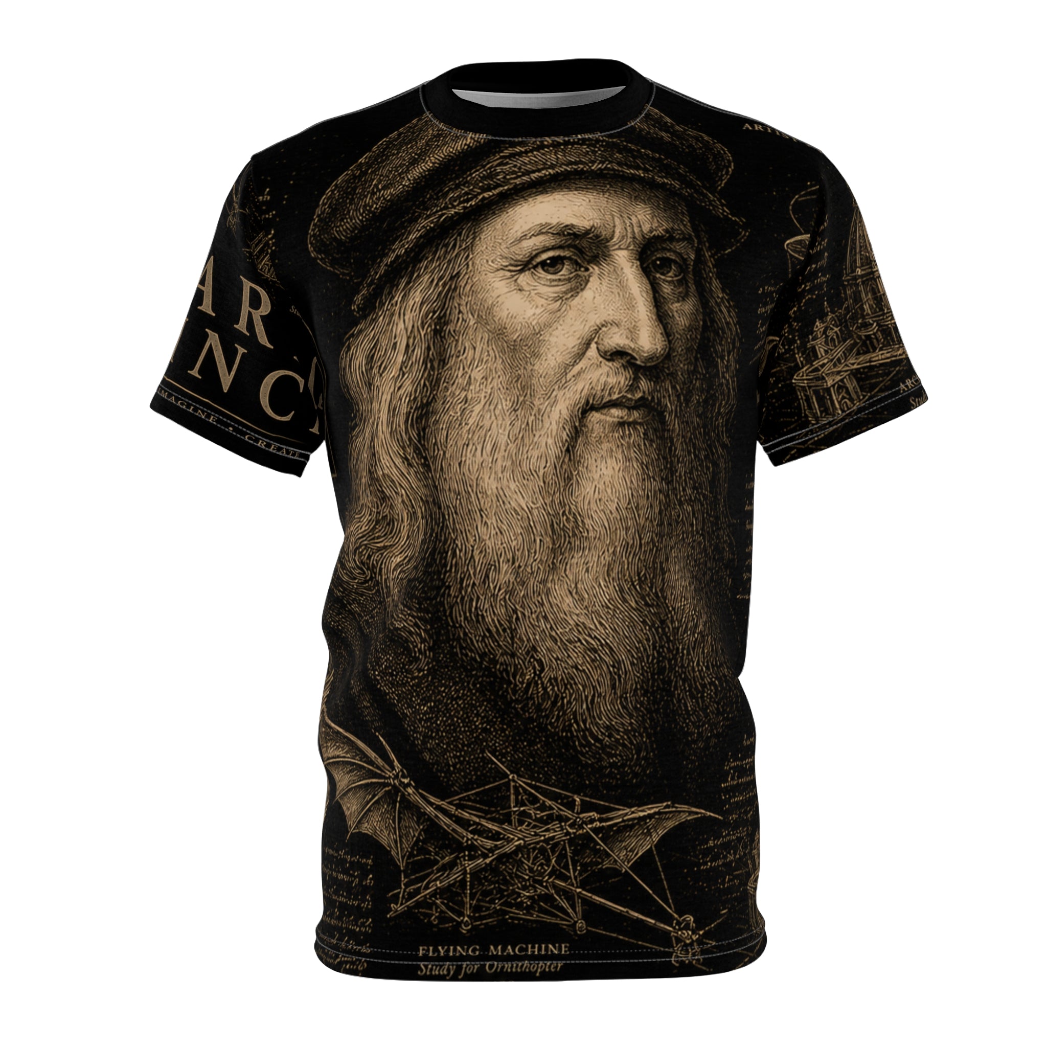 Leonardo da Vinci – The Universal Genius -All-Over Print Tee