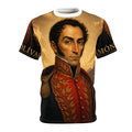 Simón Bolívar Portrait Tee — Latin American Independence Tribute T‑Shirt