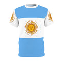 Argentina Flag Sun Tee — All-Over Print National Soccer Jersey