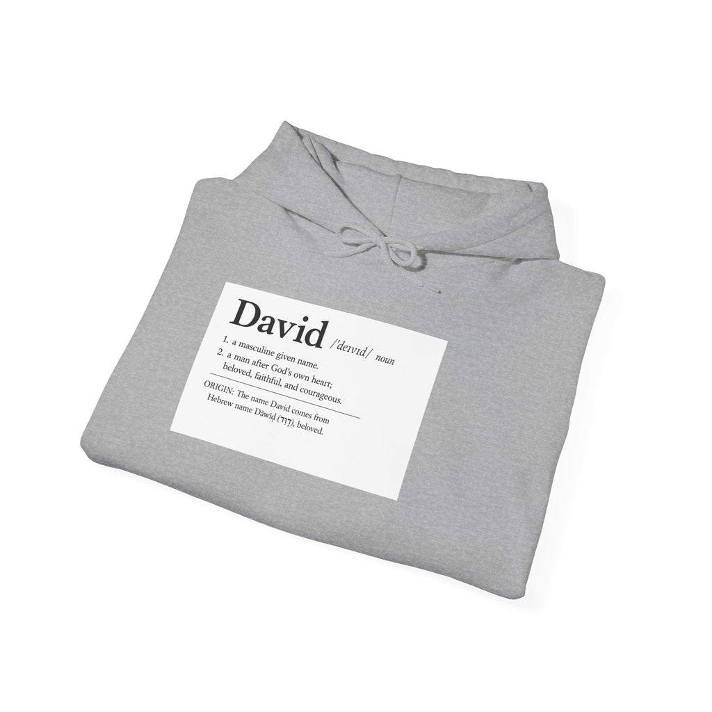 David Name Meaning Poster | Biblical Name Definition Print | Hebrew Name Origin | King David Wall Art | Personalized Name Gift | Dictionary Style Printable