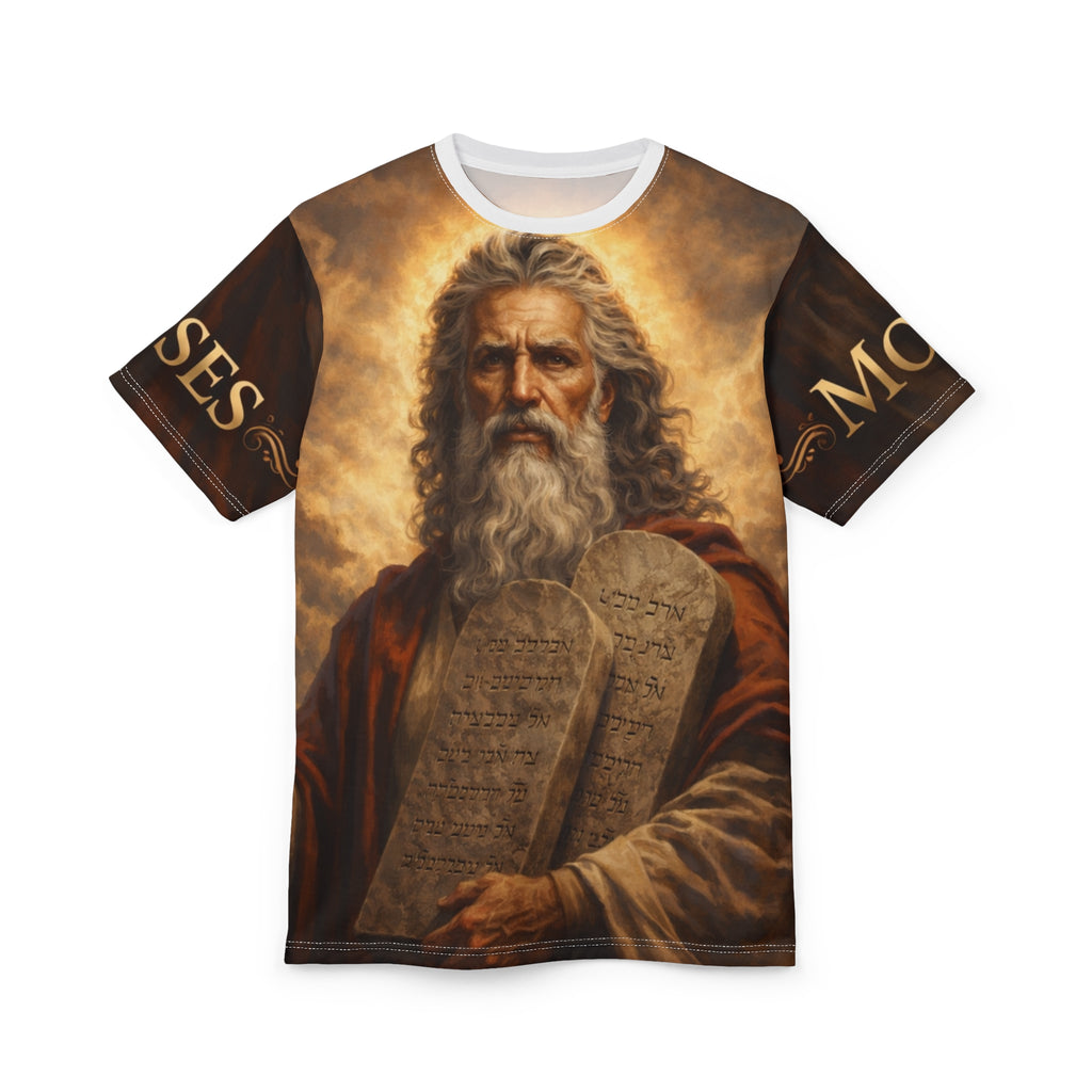 Moses – The Lawgiver of Sinai | Biblical Prophet Wrap-Around Tee