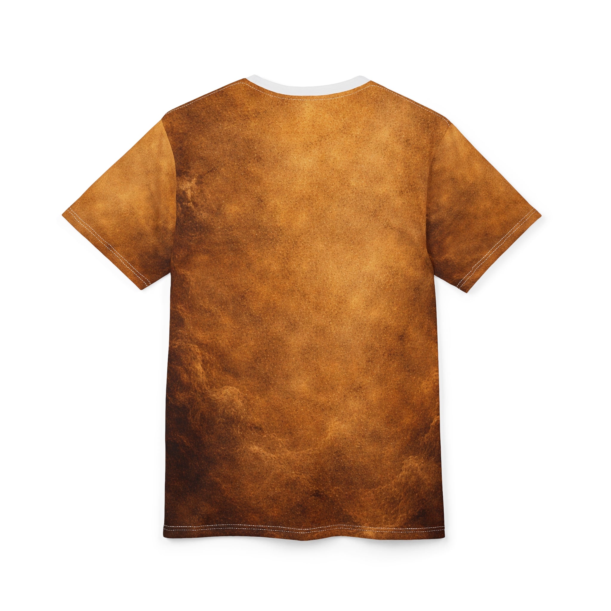 Alexander Warrior Graphic Tee — Vintage Greek Myth Bust All-Over Print