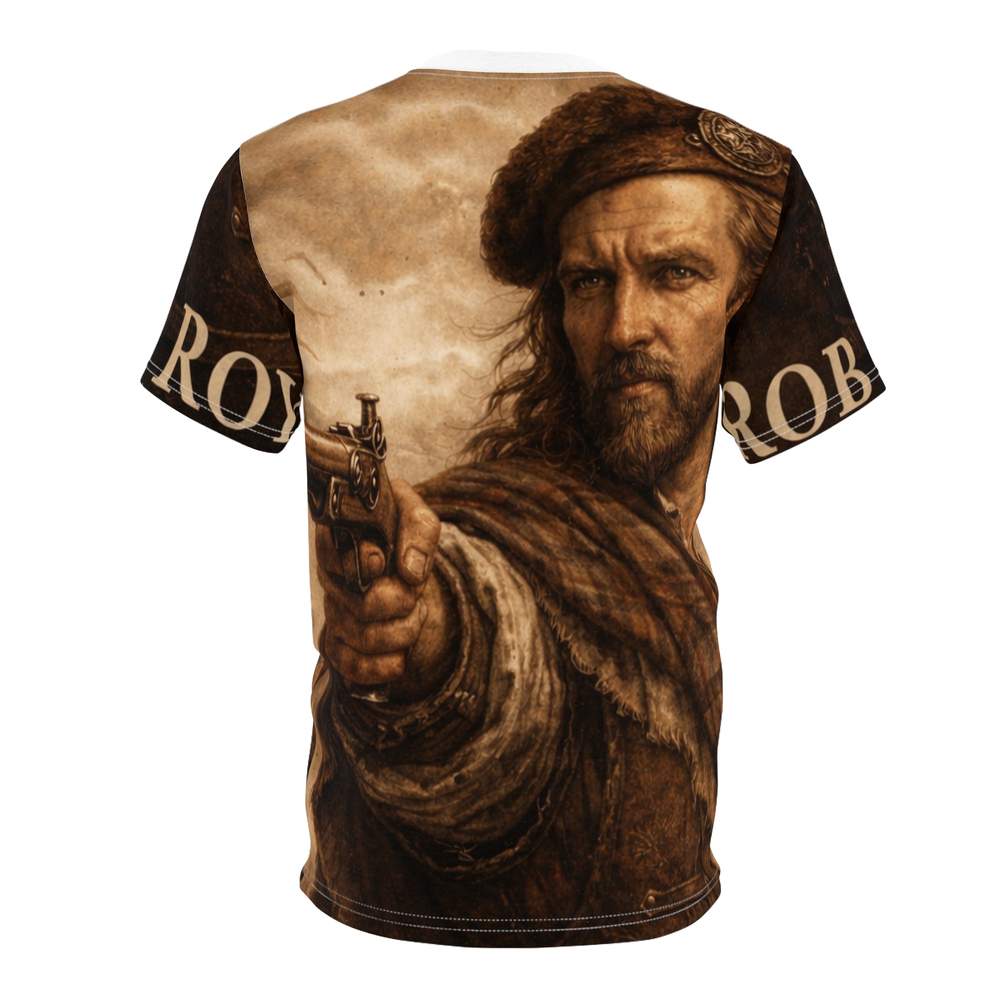 Rob Roy McGregor Tee —Highland Outlaw All-Over Print