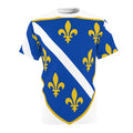 Bosnian Golden Lily Shield – Medieval Fleur-de-Lis Emblem