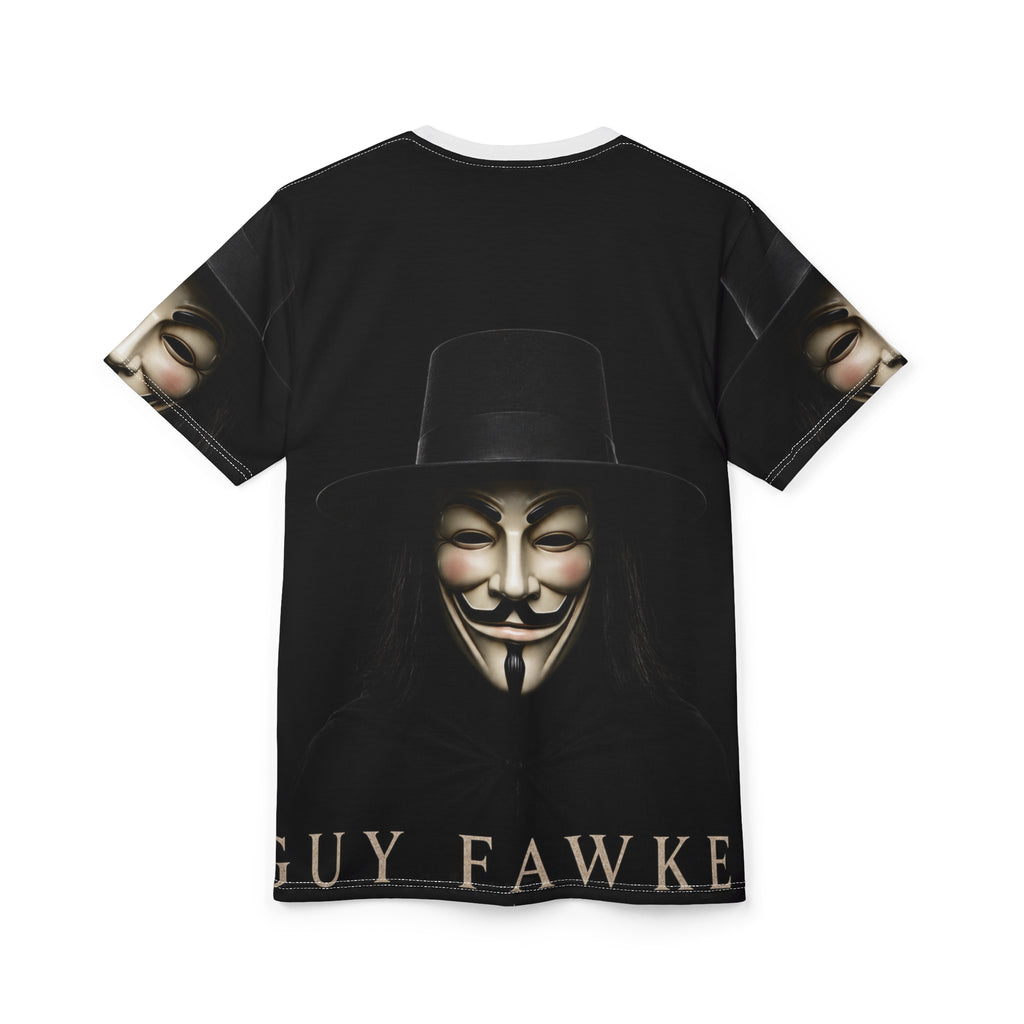 Guy Fawkes  -Gun Powder Plot -Mask All-Over Print Tee