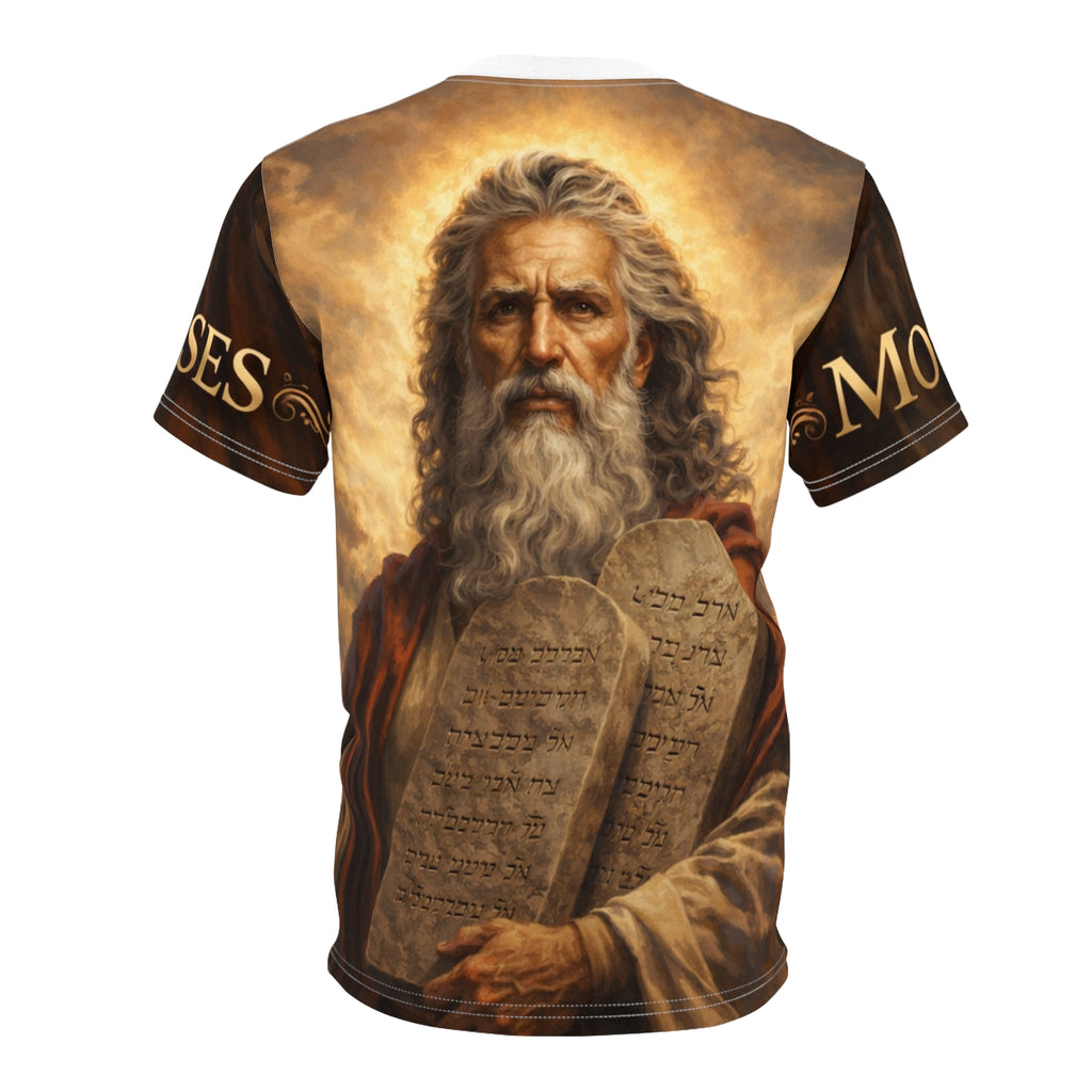Moses – The Lawgiver of Sinai | Biblical Prophet Wrap-Around Tee