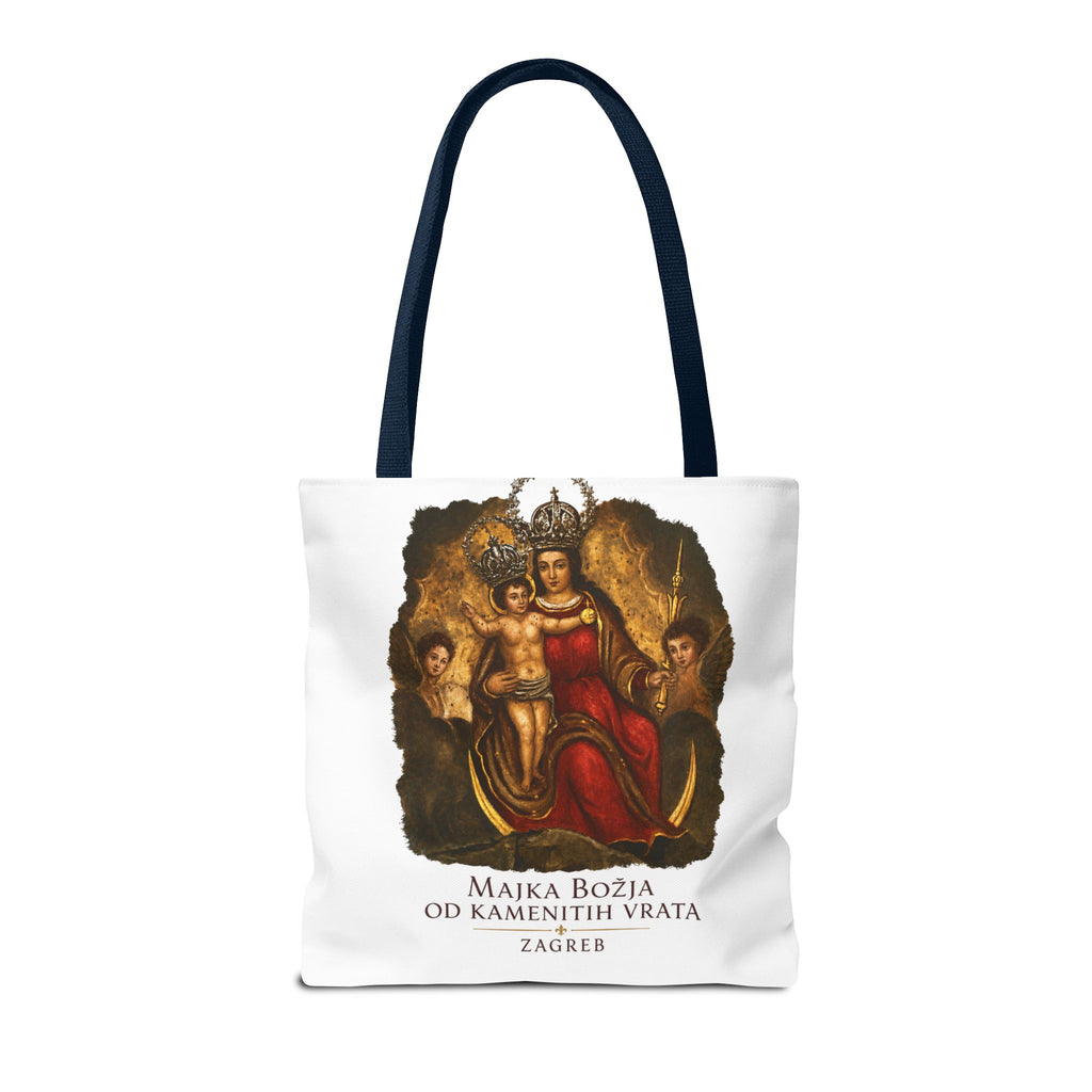 Madonna and Child Tote Bag — 'Majka Božja od Kamenitih Vrata' Zagreb Religious Art Tote