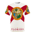 Florida State Seal All-Over Print Tee — "Florida The Sunshine State"