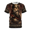 Skanderbeg Warrior Graphic Tee — Medieval Albanian Hero AOP Shirt