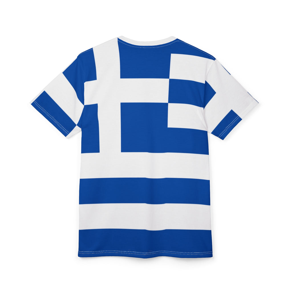 Greece Flag Tee - All-Over Print Greek Flag T-Shirt