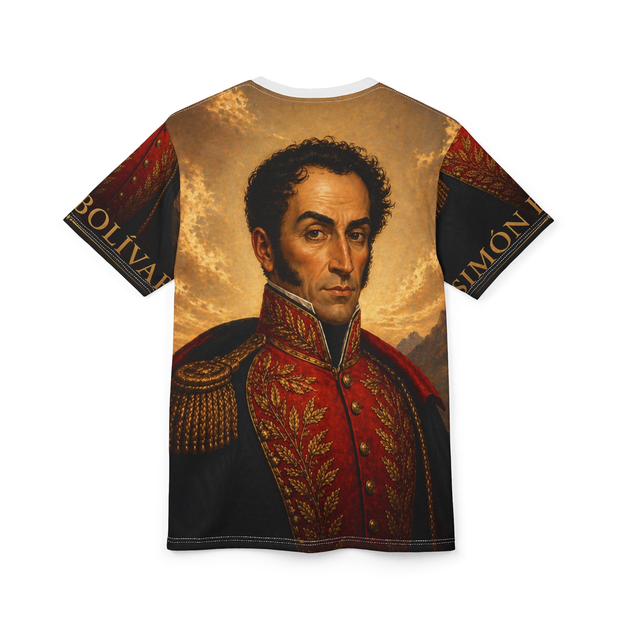 Simón Bolívar Portrait Tee — Latin American Independence Tribute T‑Shirt