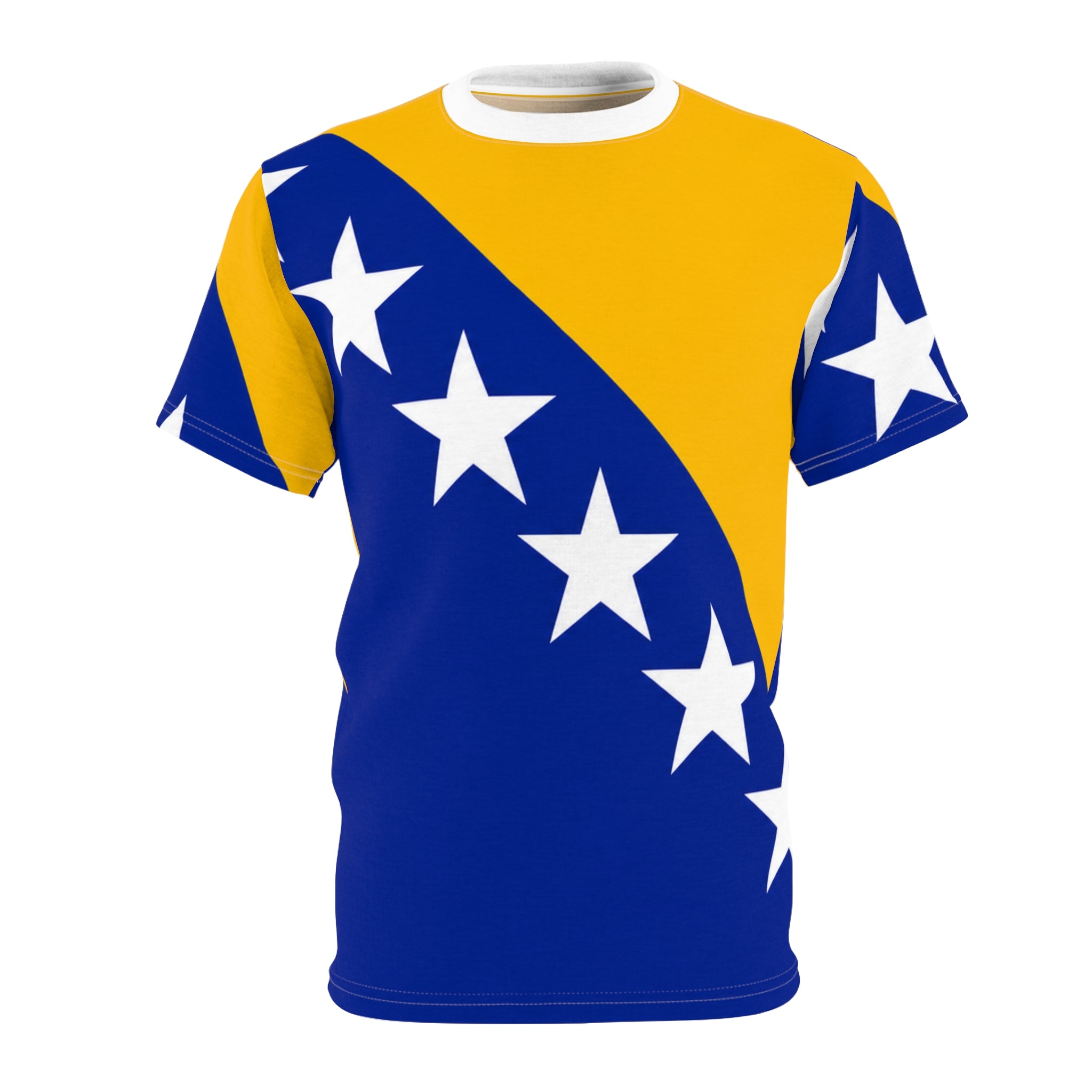 Bosnia Flag T‑Shirt — All-Over Print Bosnia & Herzegovina Tee