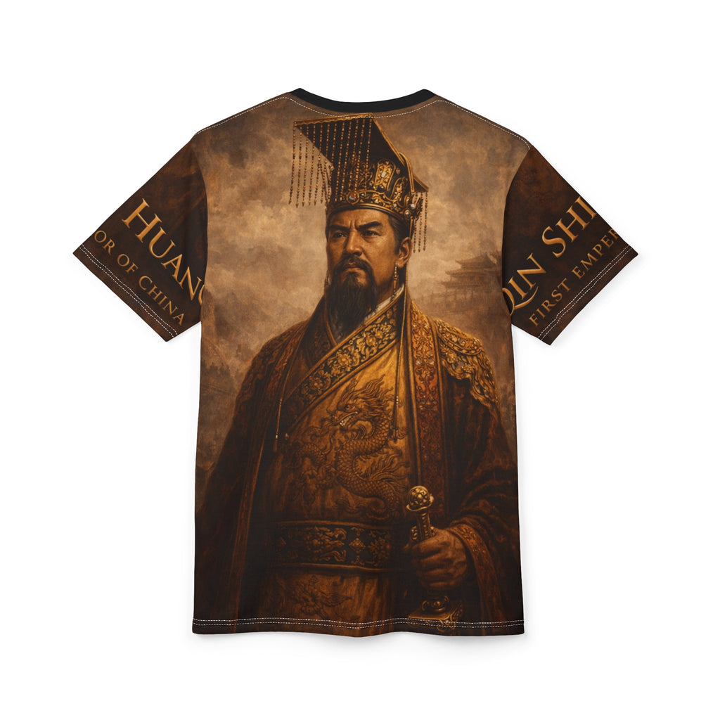 Emperor Qin Shi Huang Portrait Tee — Ancient China Historical Graphic Shirt