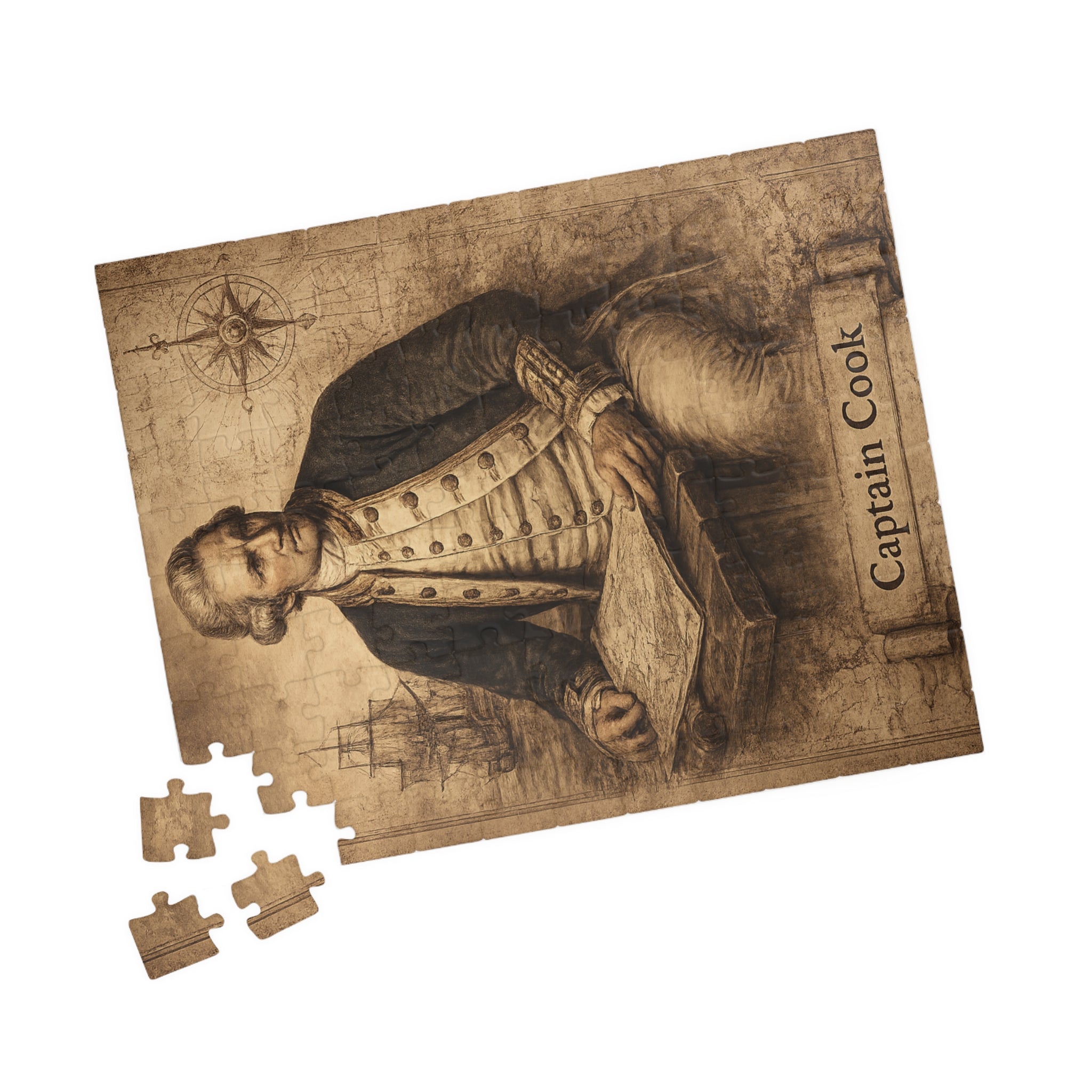Captain James Cook Puzzle (110, 252, 520, 1014-piece)