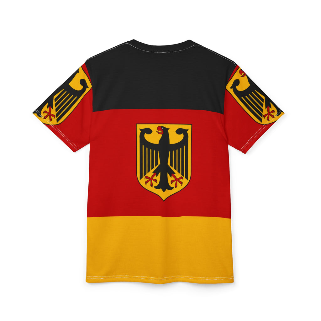 Germany Flag Eagle Tee — German Coat of Arms All-Over Print Shirt