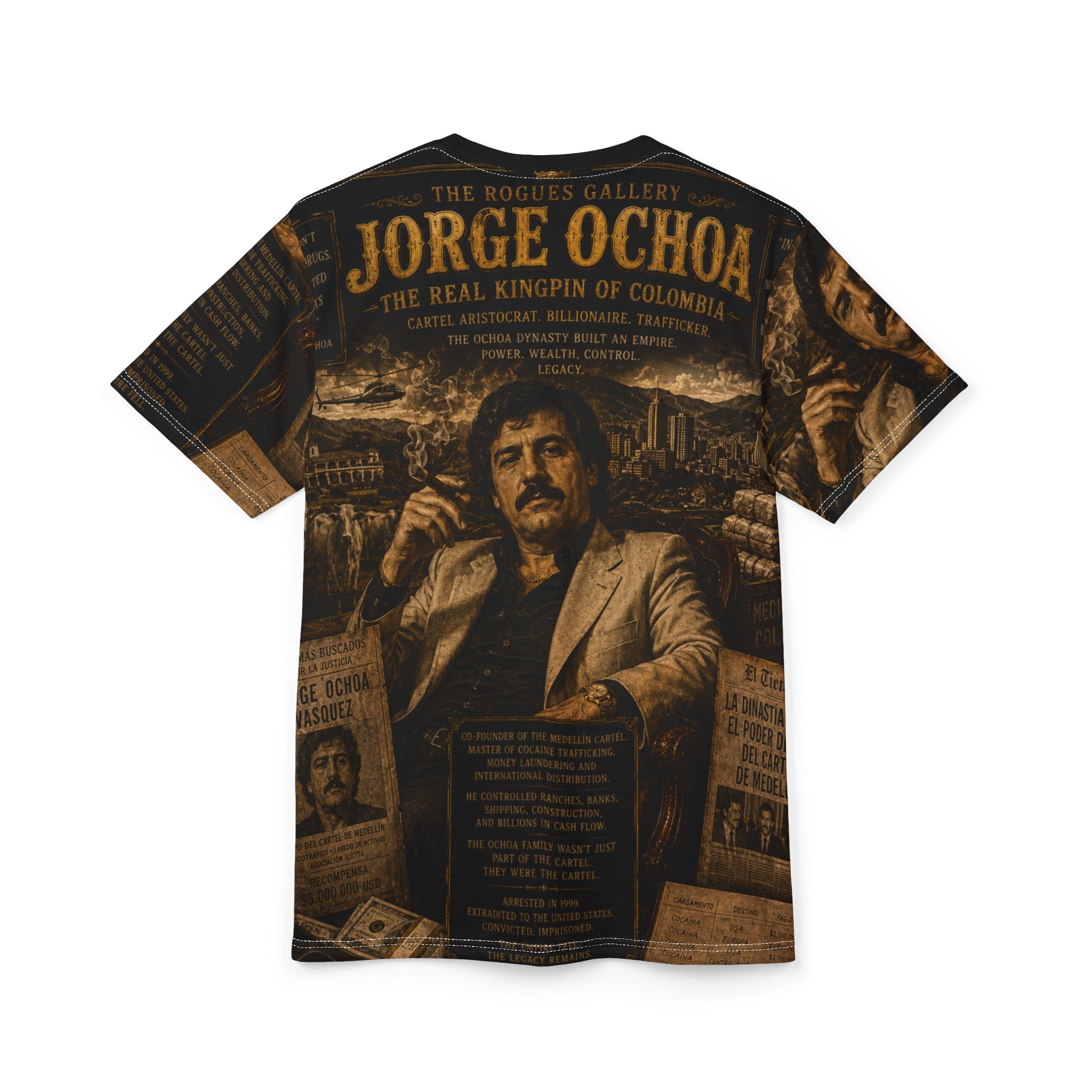 Jorge Ochoa — The Cartel Aristocrat-Jorge Ochoa' All-Over Print Shirt