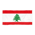 Lebanon Flag Beach Towel – Cedar Tree National Flag Design