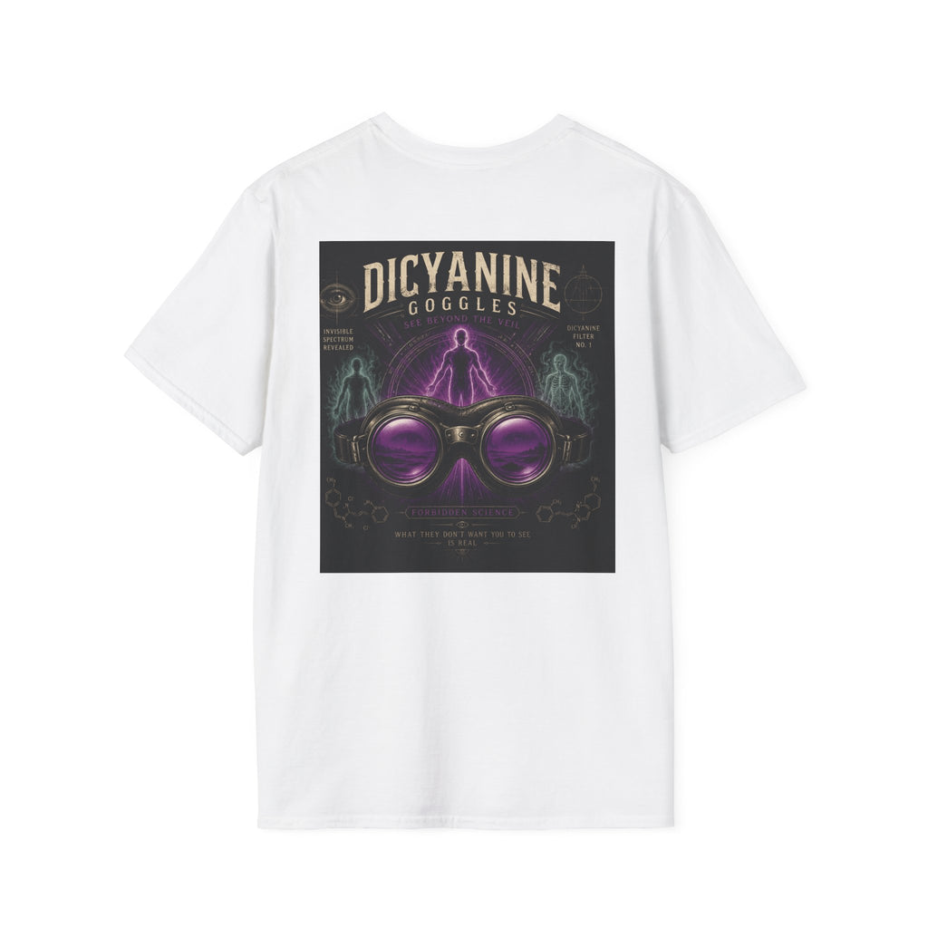 Dicyanin Goggles – See Beyond the Veil | Forbidden History T-Shirt