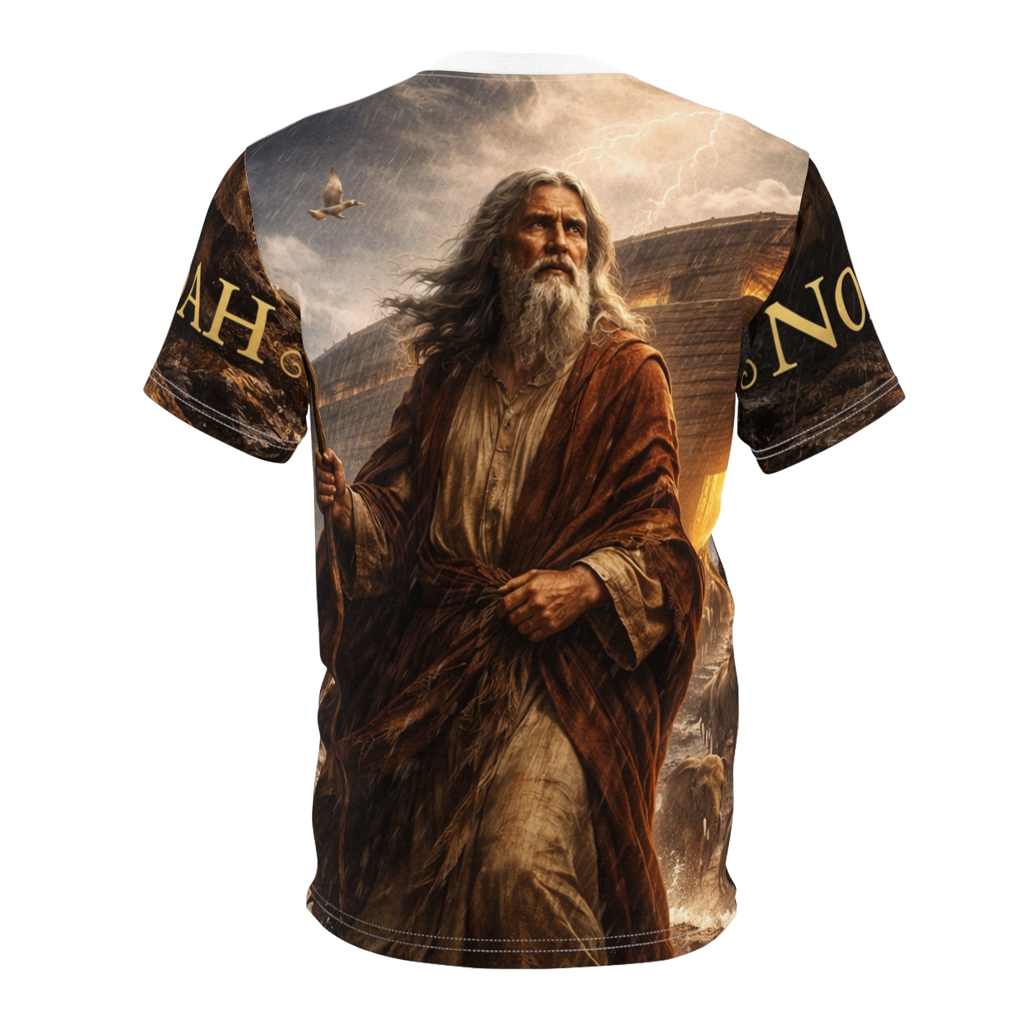 Noah – The Ark of Salvation | Biblical Legend Wrap-Around Tee
