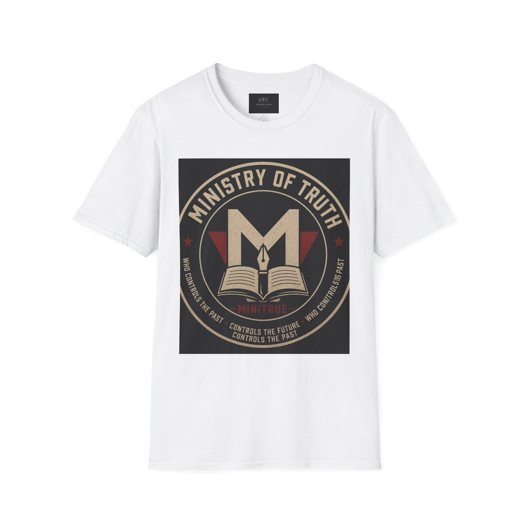 Ministry of Truth T-Shirt | Minitrue Emblem | Inspired by George Orwell’s 1984 | Dystopian Literary Apparel