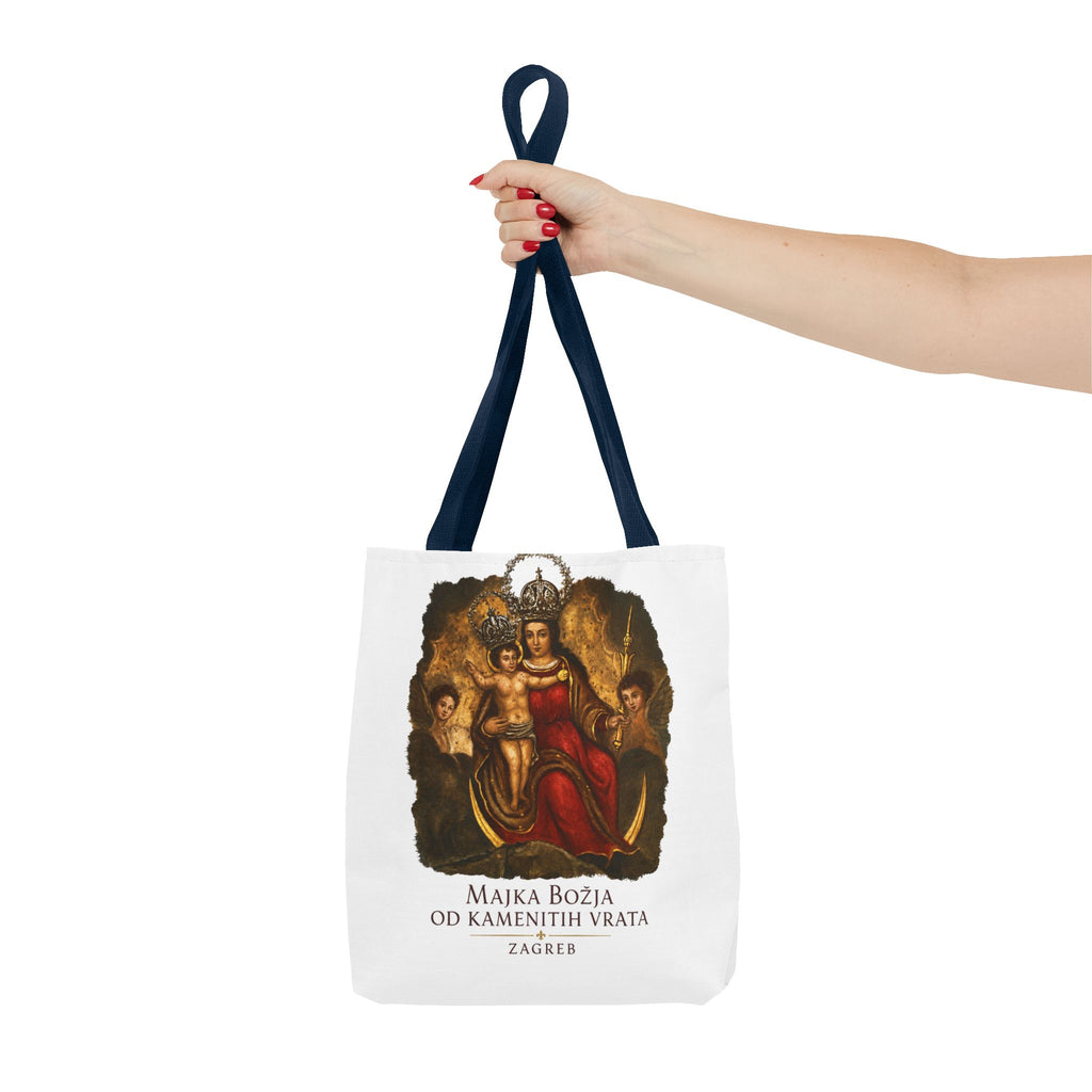 Madonna and Child Tote Bag — 'Majka Božja od Kamenitih Vrata' Zagreb Religious Art Tote