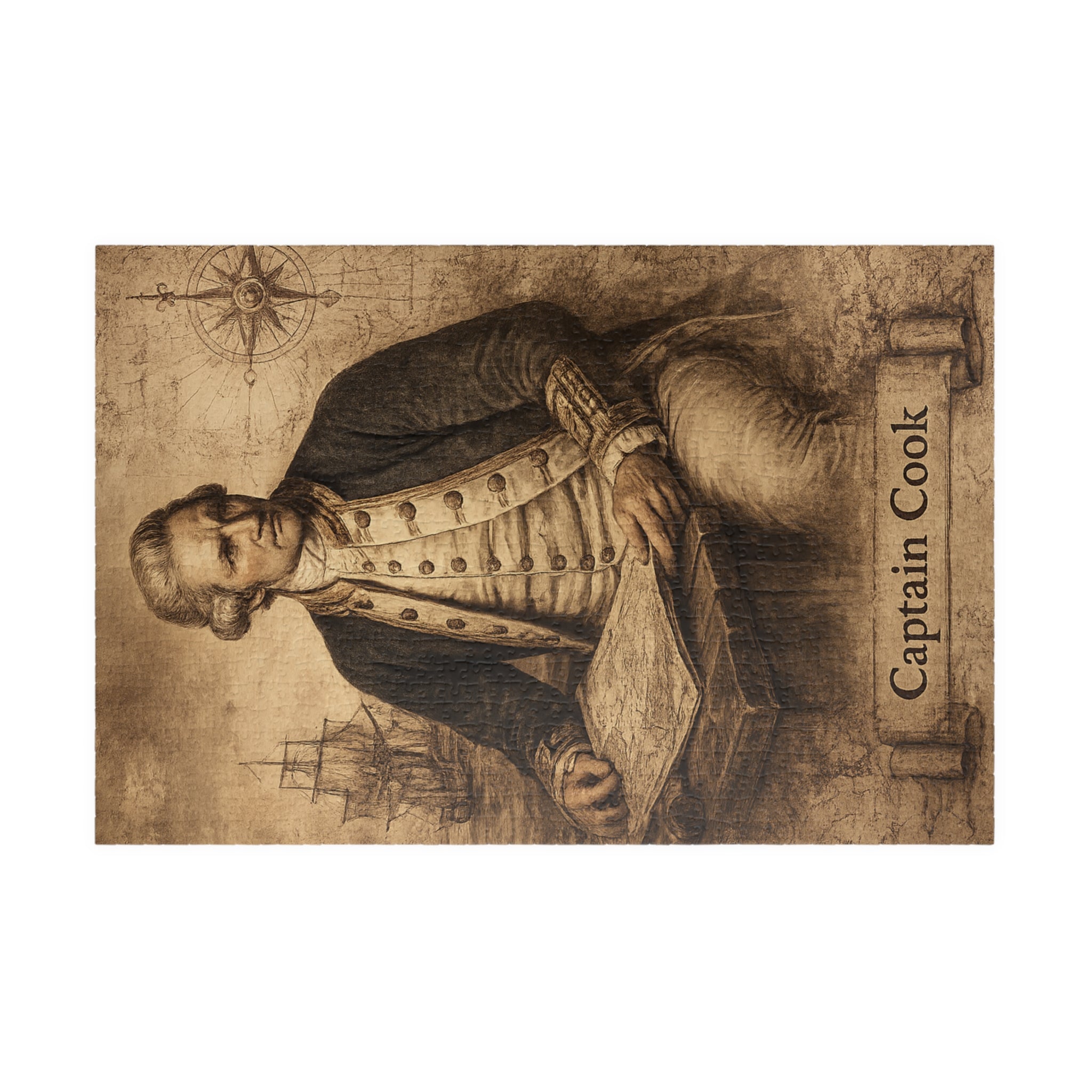 Captain James Cook Puzzle (110, 252, 520, 1014-piece)