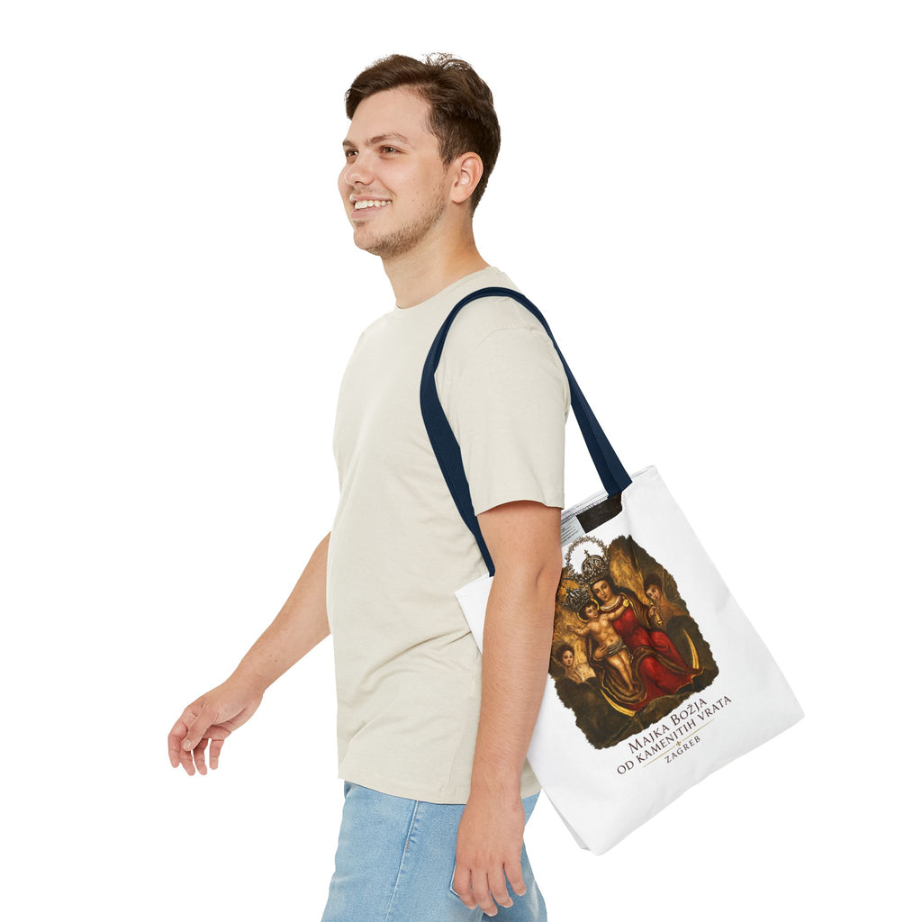Madonna and Child Tote Bag — 'Majka Božja od Kamenitih Vrata' Zagreb Religious Art Tote