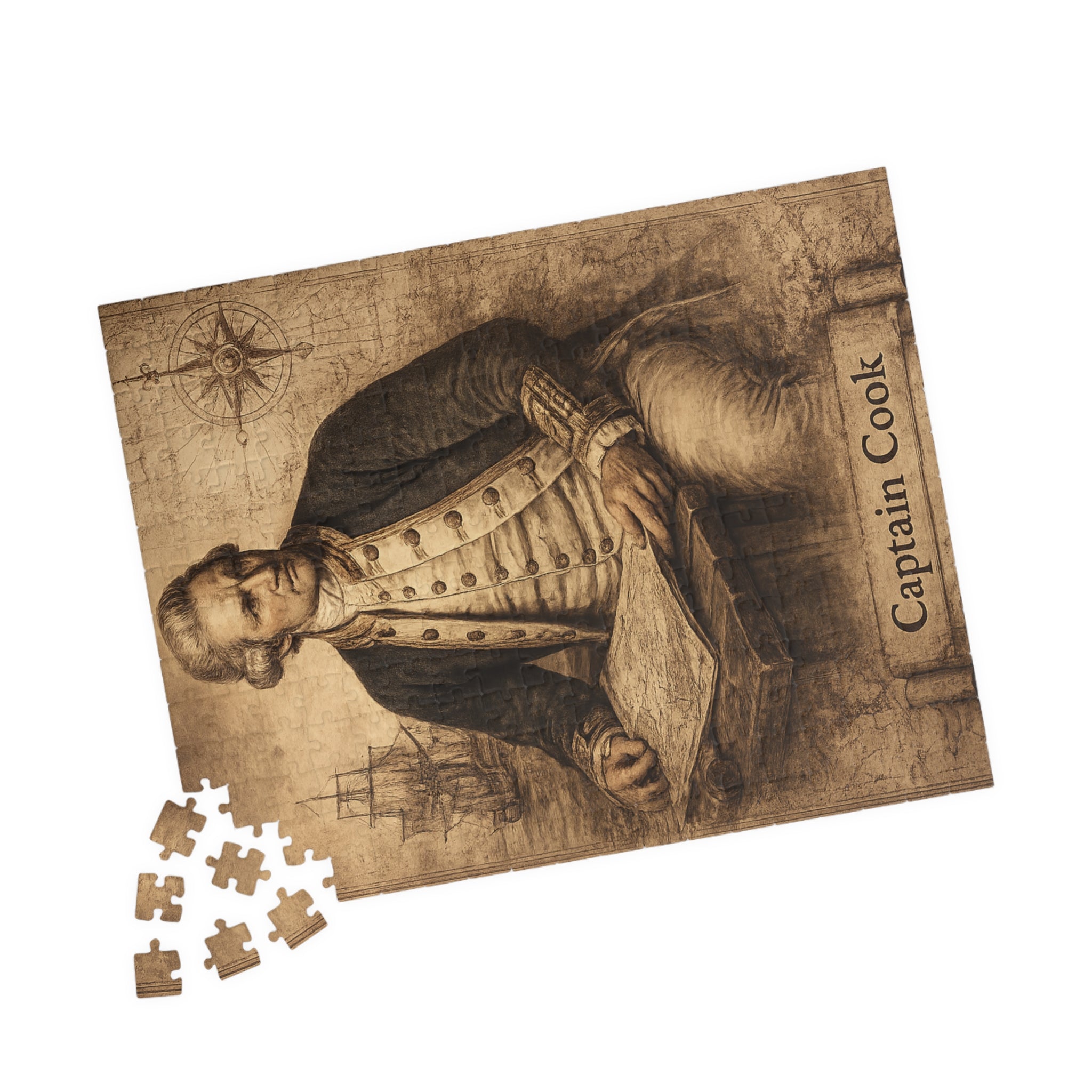 Captain James Cook Puzzle (110, 252, 520, 1014-piece)