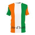 Côte d'Ivoire Flag T-Shirt — Ivory Coast Striped National top