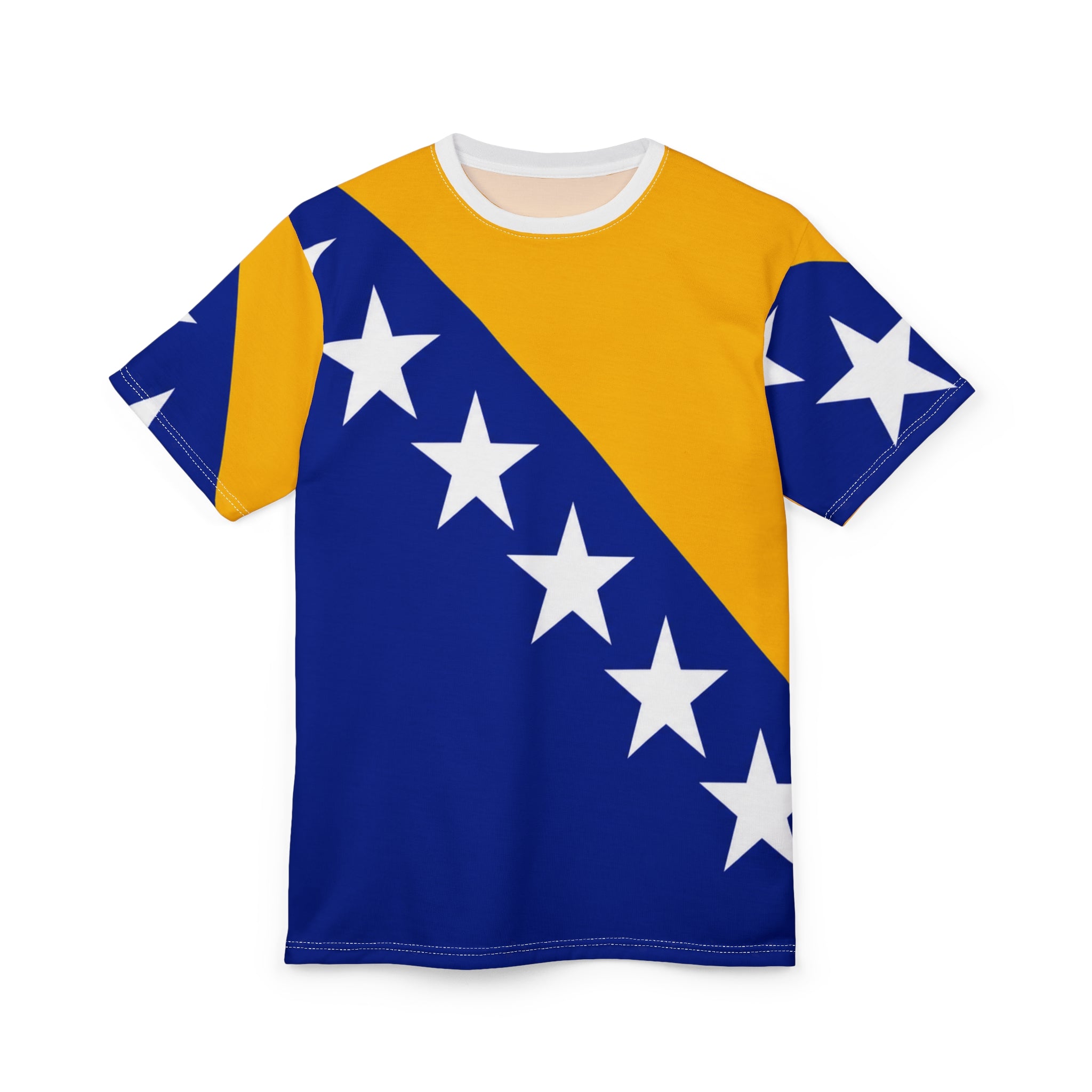 Bosnia Flag T‑Shirt — All-Over Print Bosnia & Herzegovina Tee