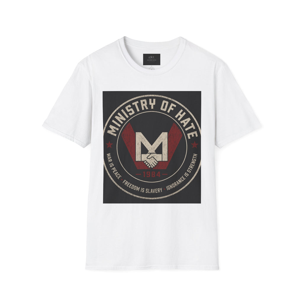Ministry of Hate T Shirt | Inspired by George Orwell’s 1984 | Dystopian Literary Apparel