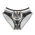 Imperial Eagle Women's Briefs — Vintage Black White Crest Underwear
