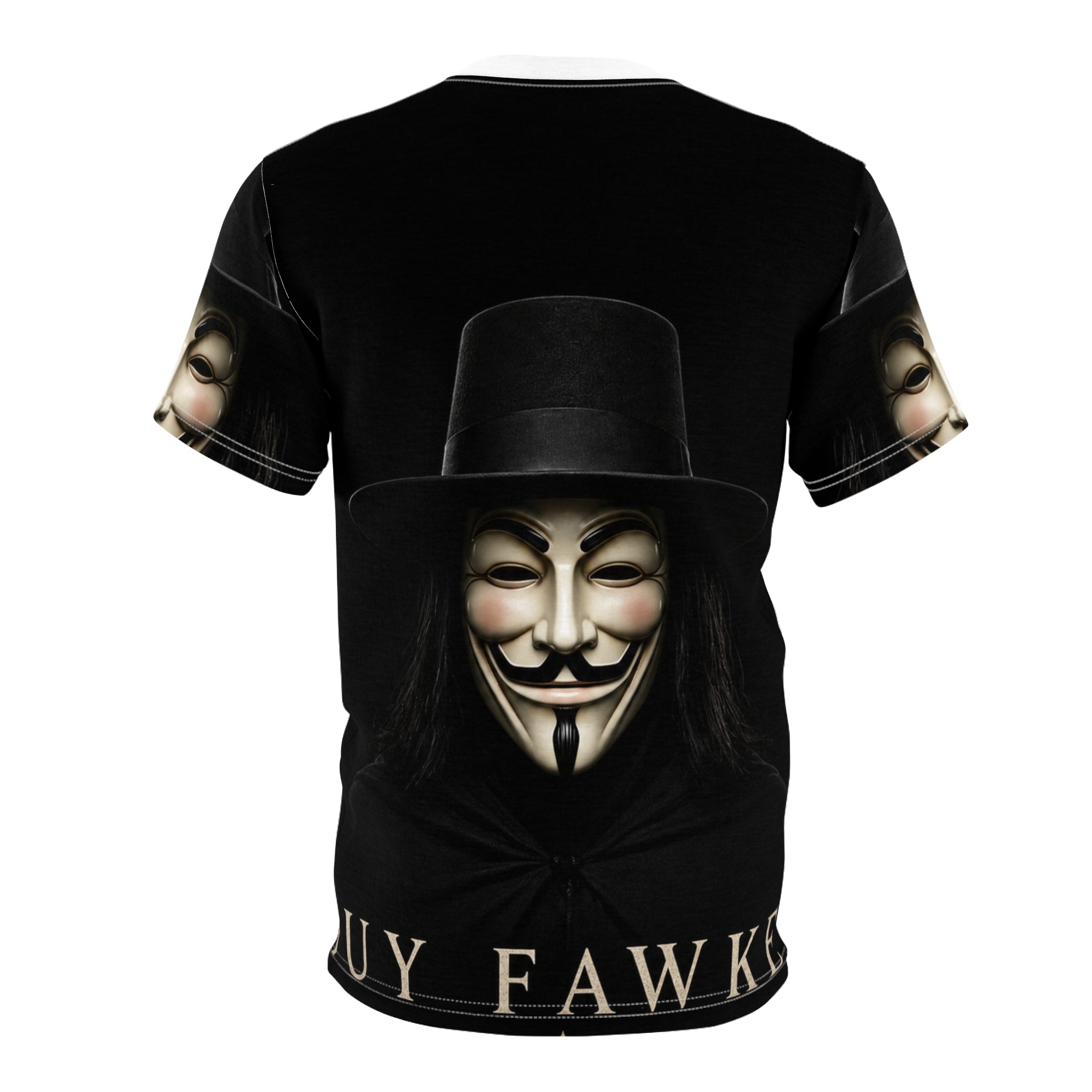 Guy Fawkes  -Gun Powder Plot -Mask All-Over Print Tee