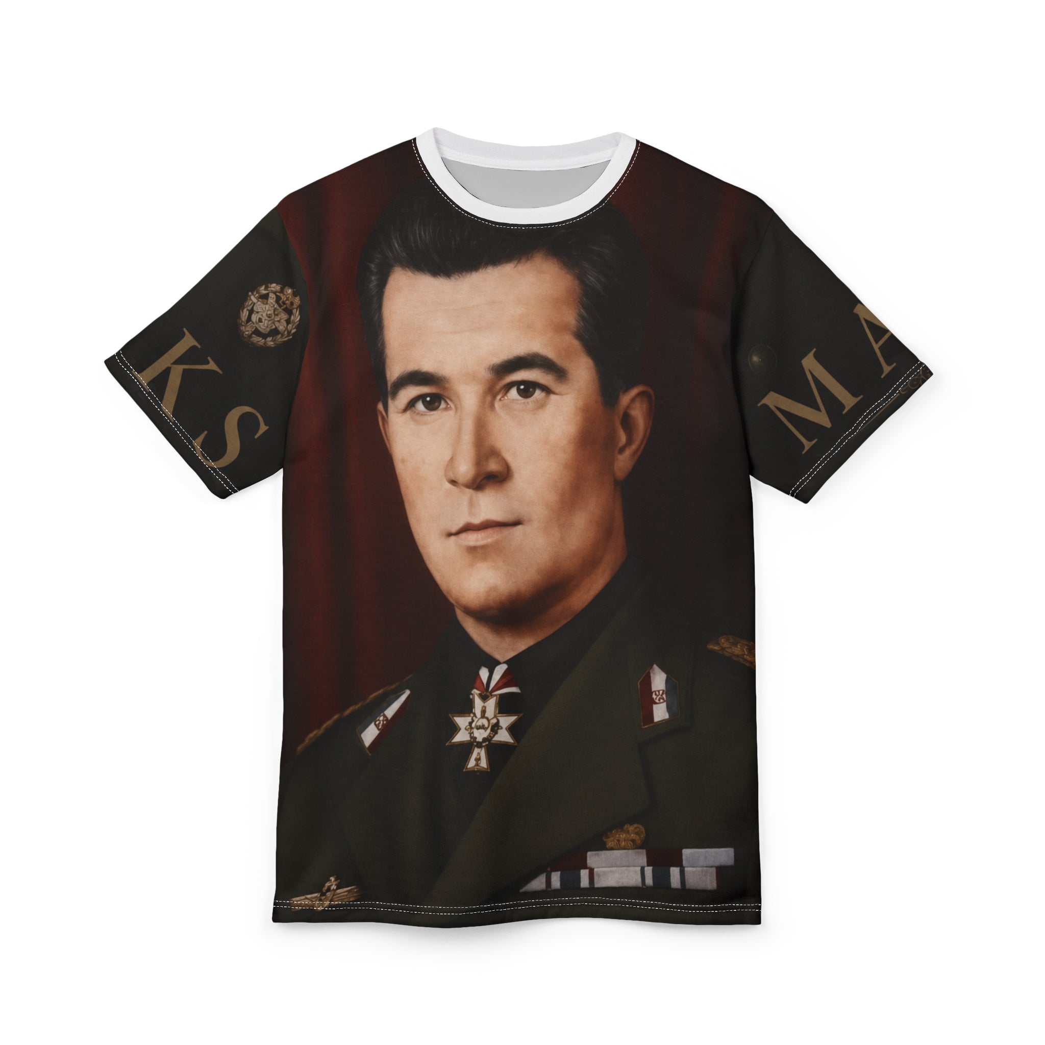 MAKS- Vintage Officer Photo All-Over Print