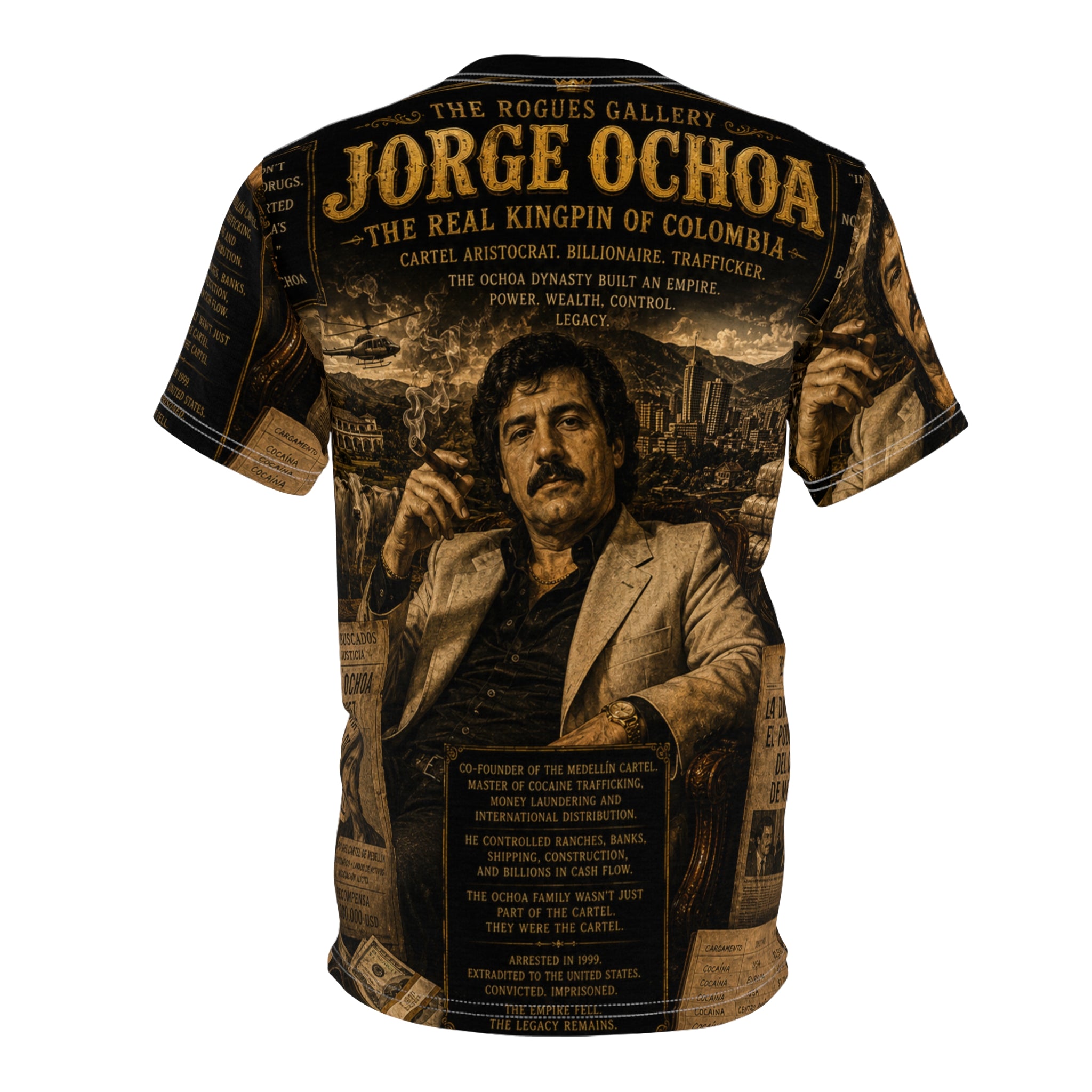 Jorge Ochoa — The Cartel Aristocrat-Jorge Ochoa' All-Over Print Shirt